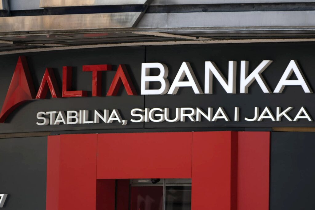 Beograd 25.07.2025. Ekspozitura Alta banka na Terazijama