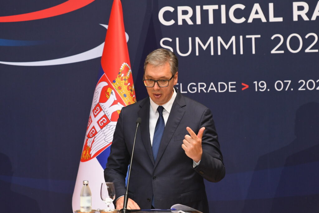 Beograd 19. jul 2024. Konferencija za novinare nakon odrzanog sastanka Aleksandra Vučića i nemačkog kancelara Olafa Šolca Foto:Amir Hamzagić/Nova.rs