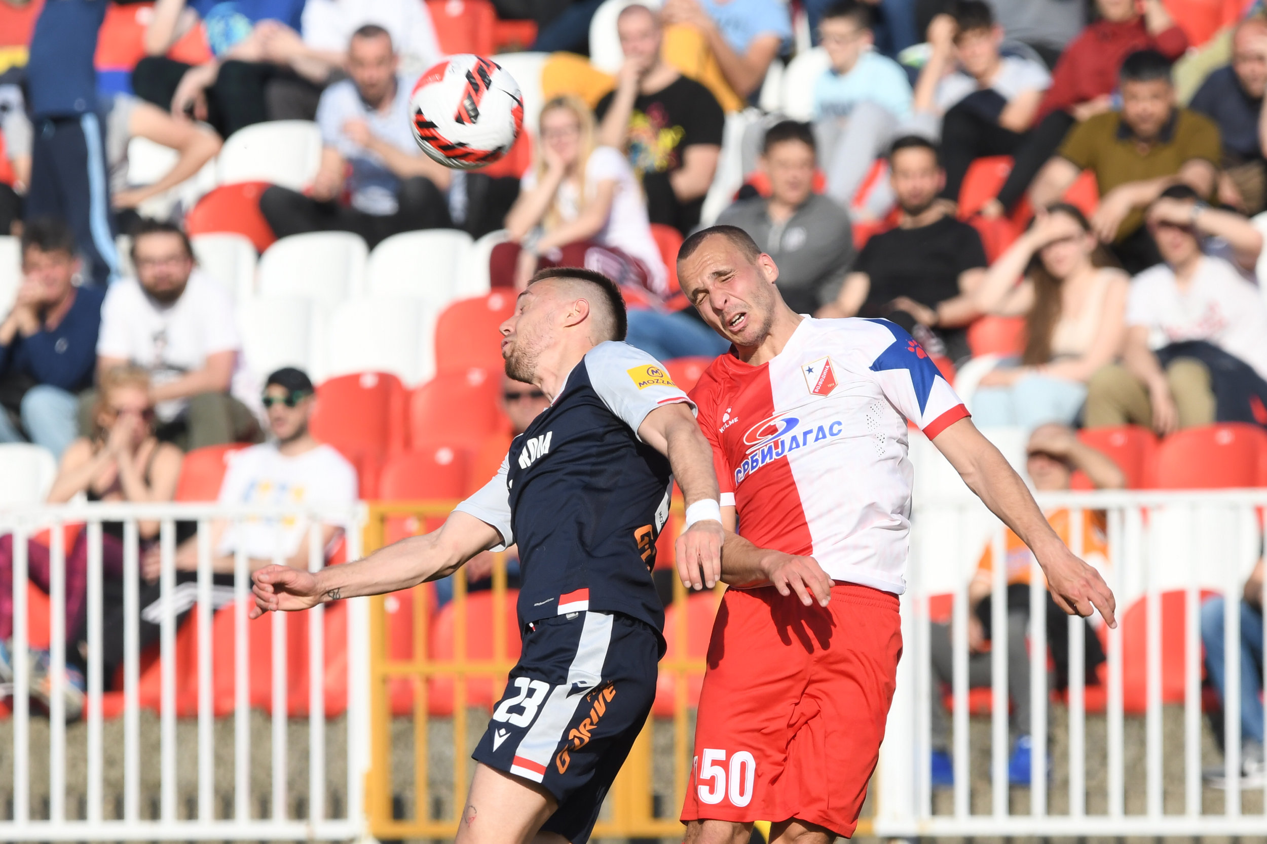 Novi Sad 01. maj 2022. Fudbal utakmica Vojvodina Crvena zvezda Foto:Nenad Mihajlović/Nova.rs