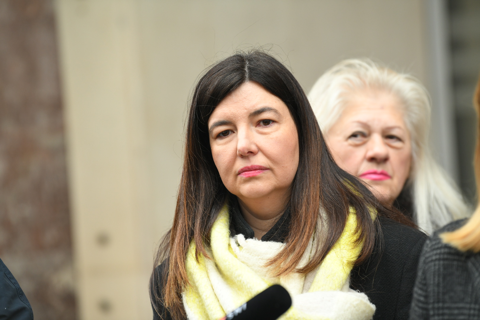 Beograd, 22.12.2025. Konferencija za medije, KZŠ pred početak sednice Skupštine grada, Stranka slobode i pravde, SSP, srce, srbija centar Foto: Marko Ljutica