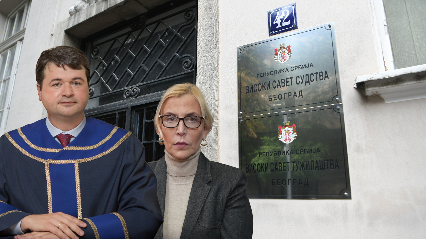 Vladan Petrov, Maja Popović, Visoki savet tužilaštva, Visoki savet sudstva, kombo
Foto: Amir Hamzagić/Nova.rs/Antonio Ahel/ATAImages/ustavni.sud.rs