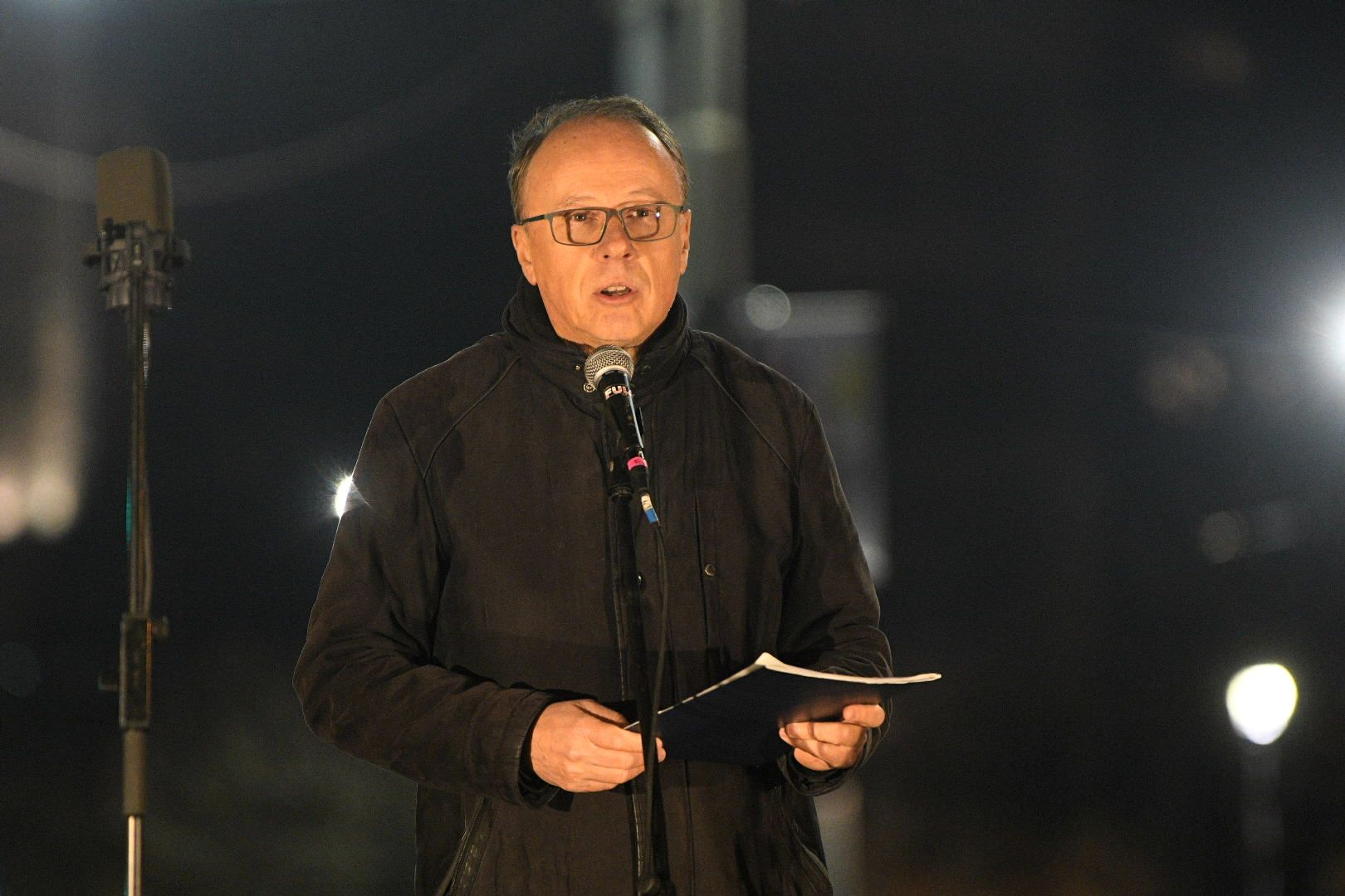Beograd 27.01.2026. Vladan Đokić. Studentski protest Znanje je moć na Savindan, školska slava, studenti, protest, okupljanje ispred zgrade Rektorata, Studentski trg, Rektorat Foto: Filip Krainčanić/Nova.rs