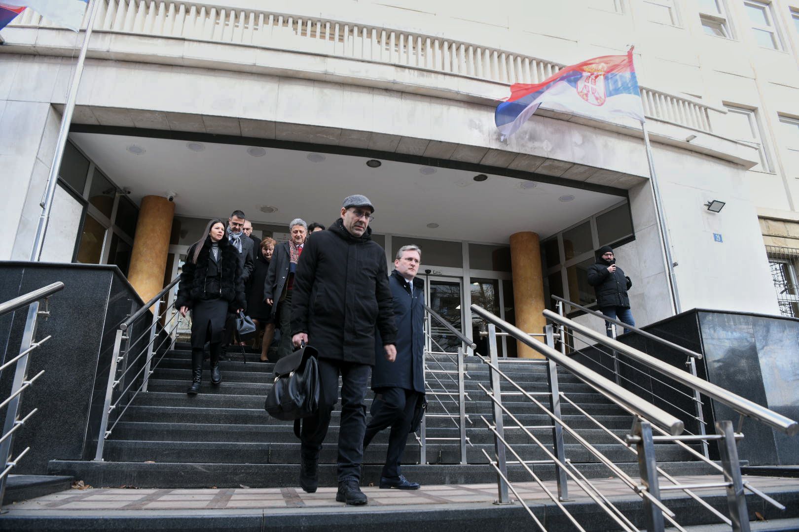 Beograd 04. februar 2026. Beograd 04. februar 2026. Ministar kulture Nikola Selaković nakon suđenja u Specijalnom sudu, zbog afere "Generalštab" Foto:Filip Krainčanić/Nova.rs