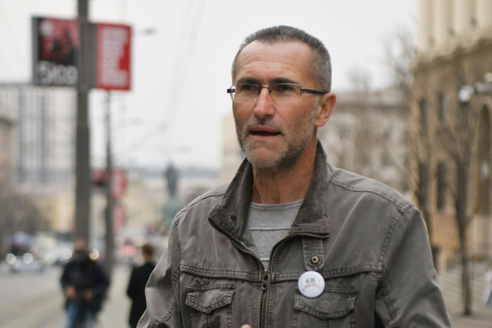 Beograd 04.03.2026. Milan Pajić, Naše mleko. Protest podrške poljoprivrednicima ispred zgrade Vlade Srbije, podrška, građani, poljopirvrednici, Nemanjina, Vlada Srbije Foto: Filip Krainčanić/Nova.rs