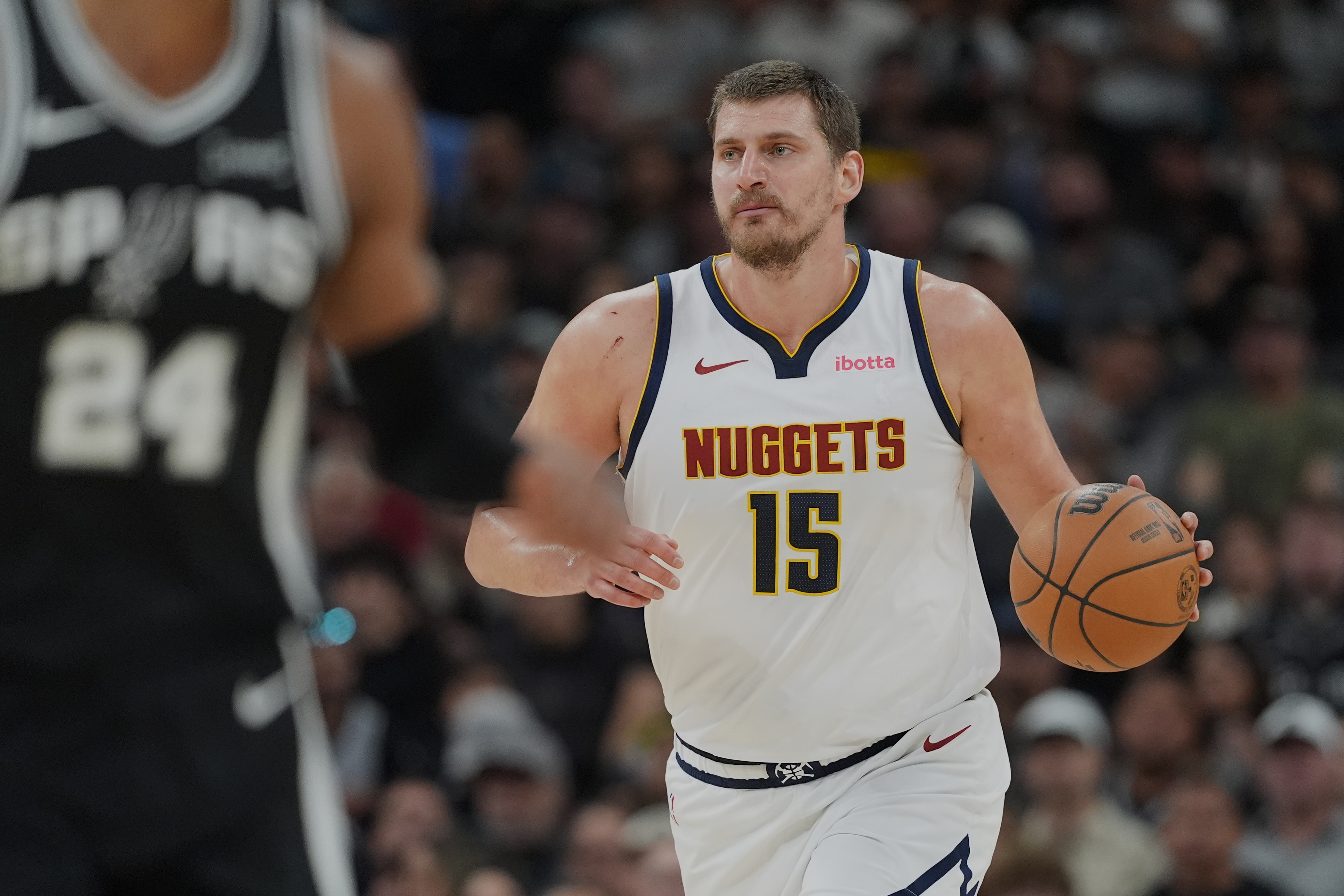 Denver Nuggets center Nikola Jokic (15