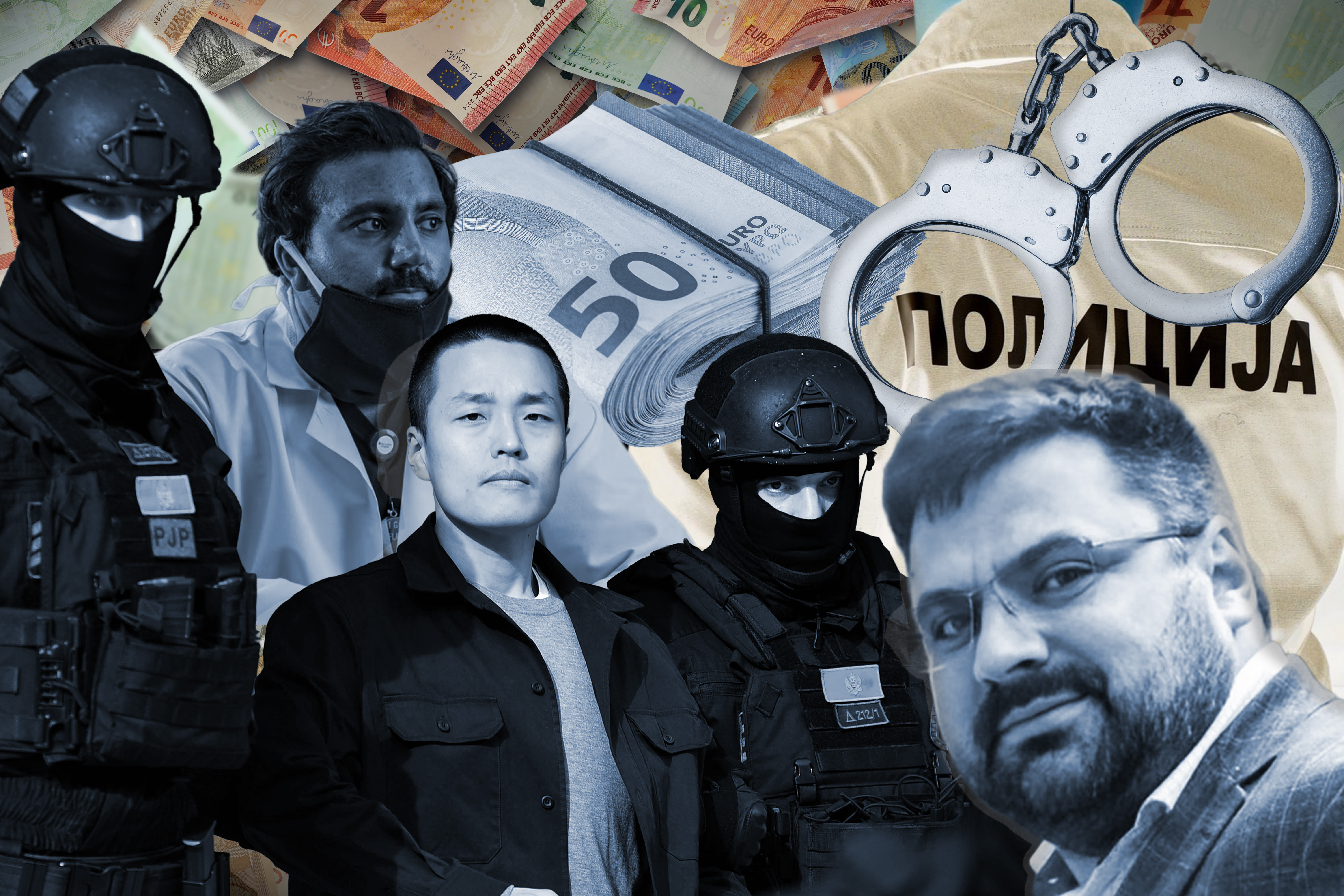 Money vortex. Euro bills swirling in air