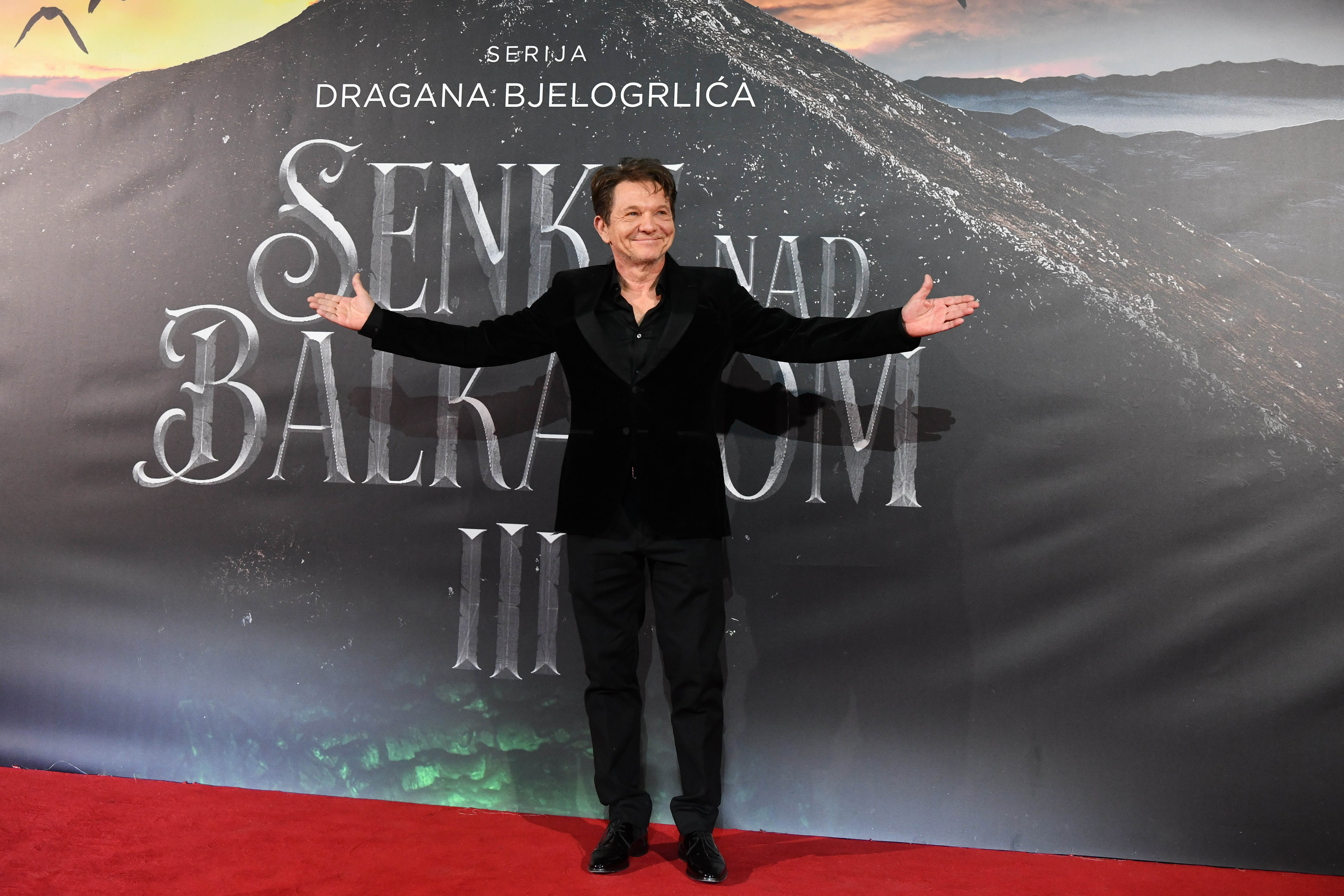 Beograd 16.03.2026. Dragan Bjelogrlić. Premijera prve epizode treće sezone domaće serije Senke nad Balkanom, u MTS dvorani. Serija Senke nad Balkanom 3, premijera, prva epizoda Foto: Goran Srdanov/Nova.rs