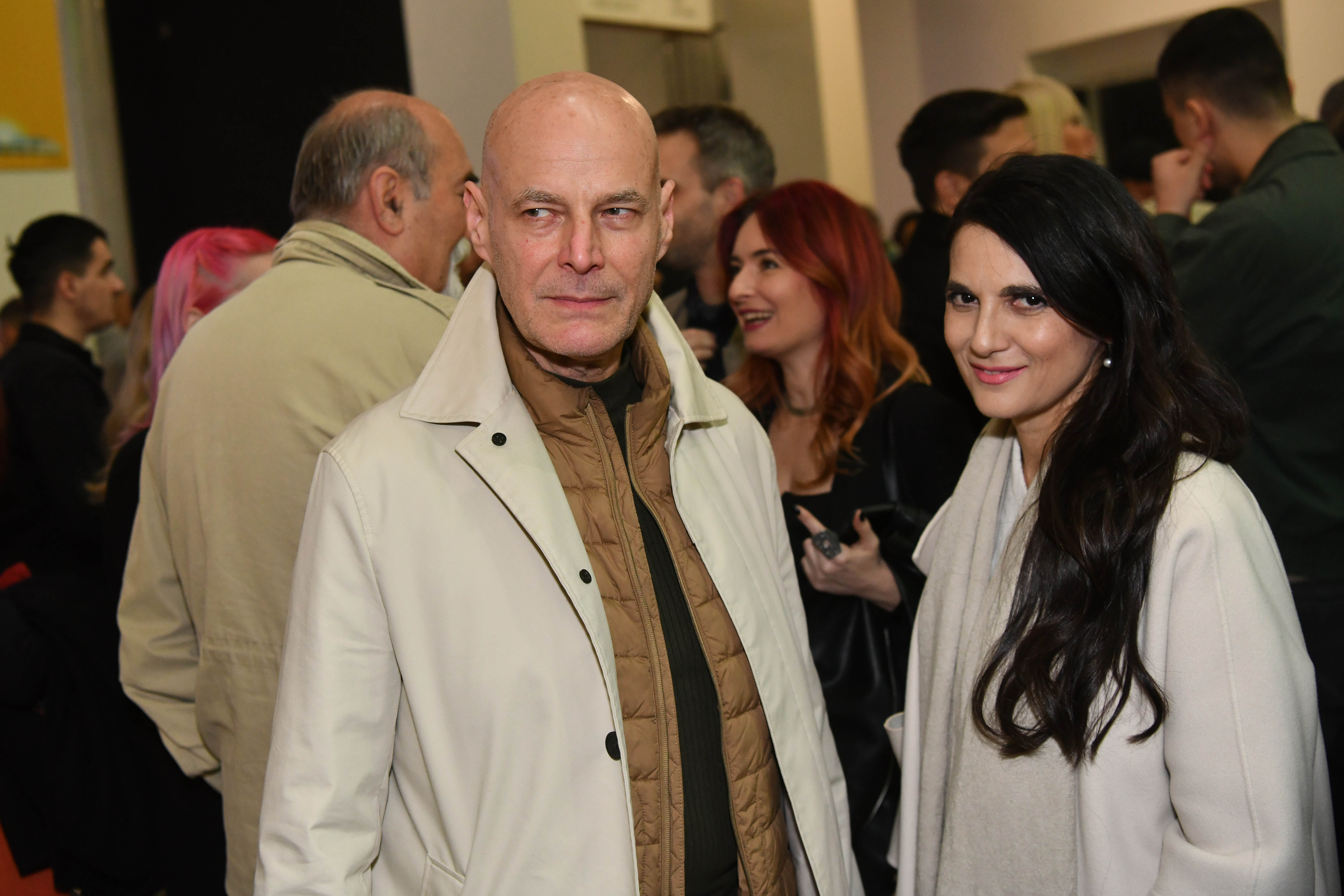 Beograd 16.03.2026. Miloš Pavlović i Vjera Mujović. Premijera prve epizode treće sezone domaće serije Senke nad Balkanom, u MTS dvorani. Serija Senke nad Balkanom 3, premijera, prva epizoda Foto: Goran Srdanov/Nova.rs