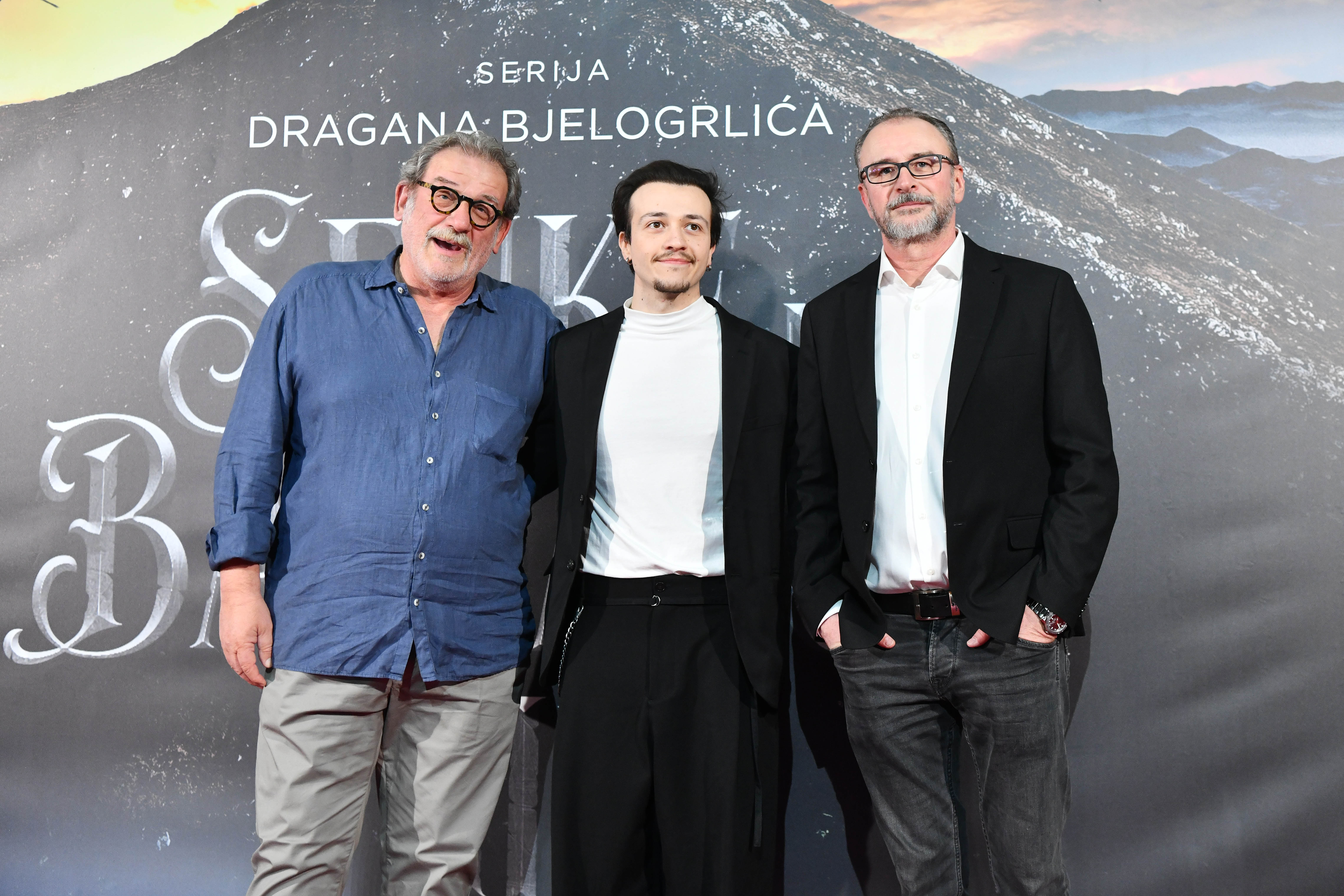 Beograd 16.03.2026. Slobodan Boda Ninković, Slobodan Ninković, Aleksandar Đurica. Premijera prve epizode treće sezone domaće serije Senke nad Balkanom, u MTS dvorani. Serija Senke nad Balkanom 3, premijera, prva epizoda Foto: Goran Srdanov/Nova.rs