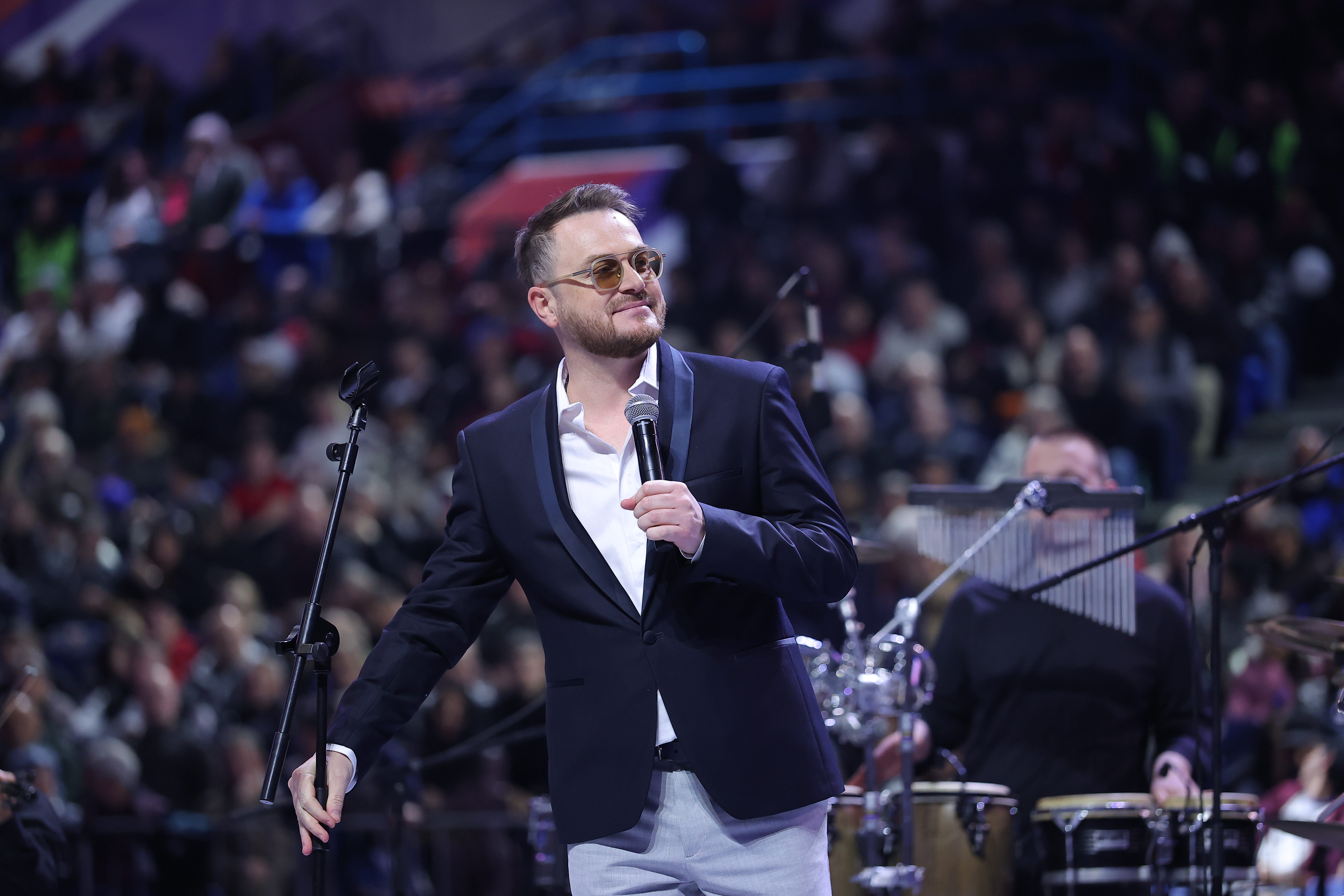 Beograd 21. mart 2026. Miting Srpske napredne stranke pod nazivom "Srbija - naša porodica" u Beogradskoj areni, SNS, Srpska napredna stranka, skup, pristalice, simpatizeri Foto:Goran Srdanov/Nova.rs