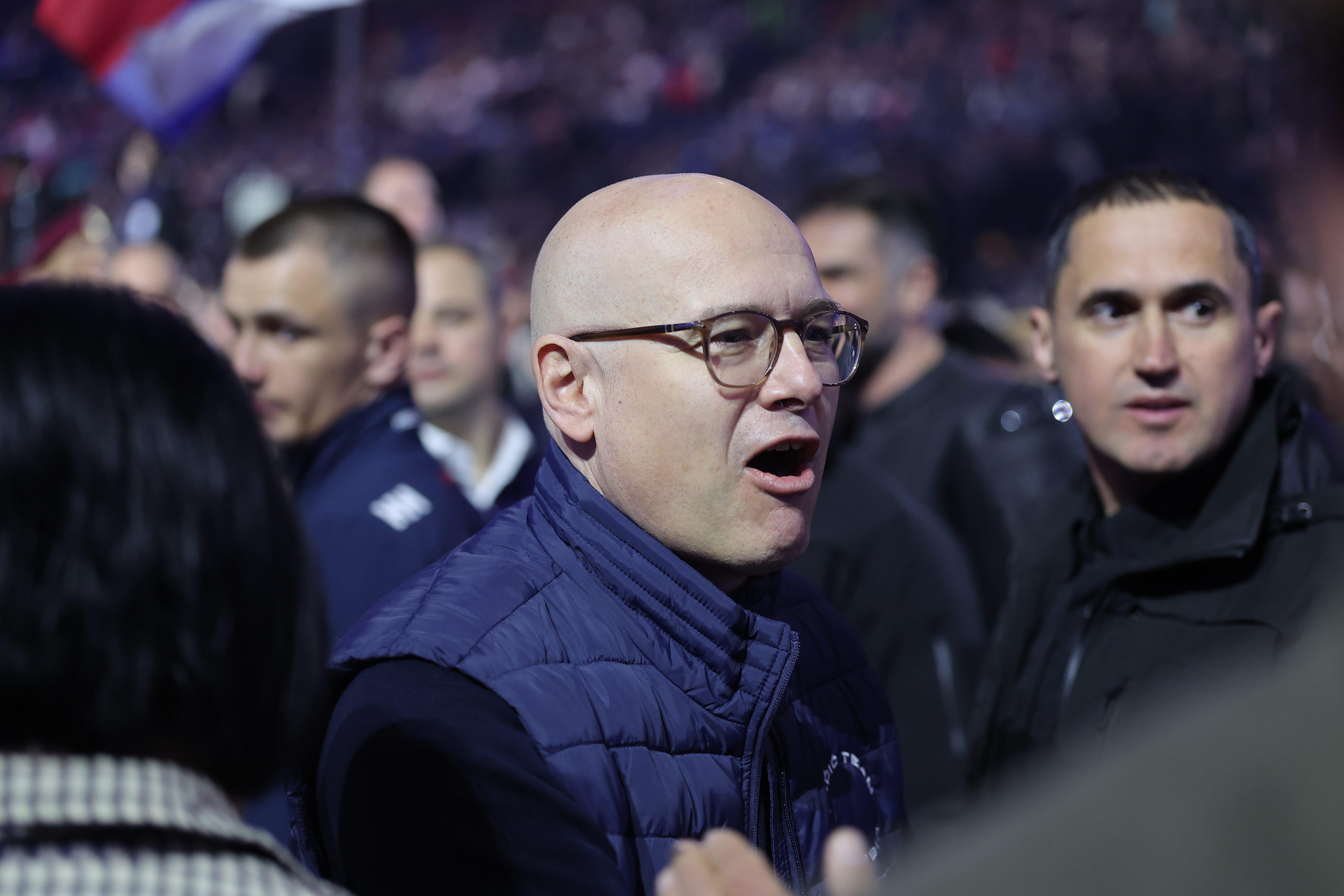 Beograd 21. mart 2026. Miting Srpske napredne stranke pod nazivom "Srbija - naša porodica" u Beogradskoj areni, SNS, Srpska napredna stranka, skup, pristalice, simpatizeri Foto:Goran Srdanov/Nova.rs