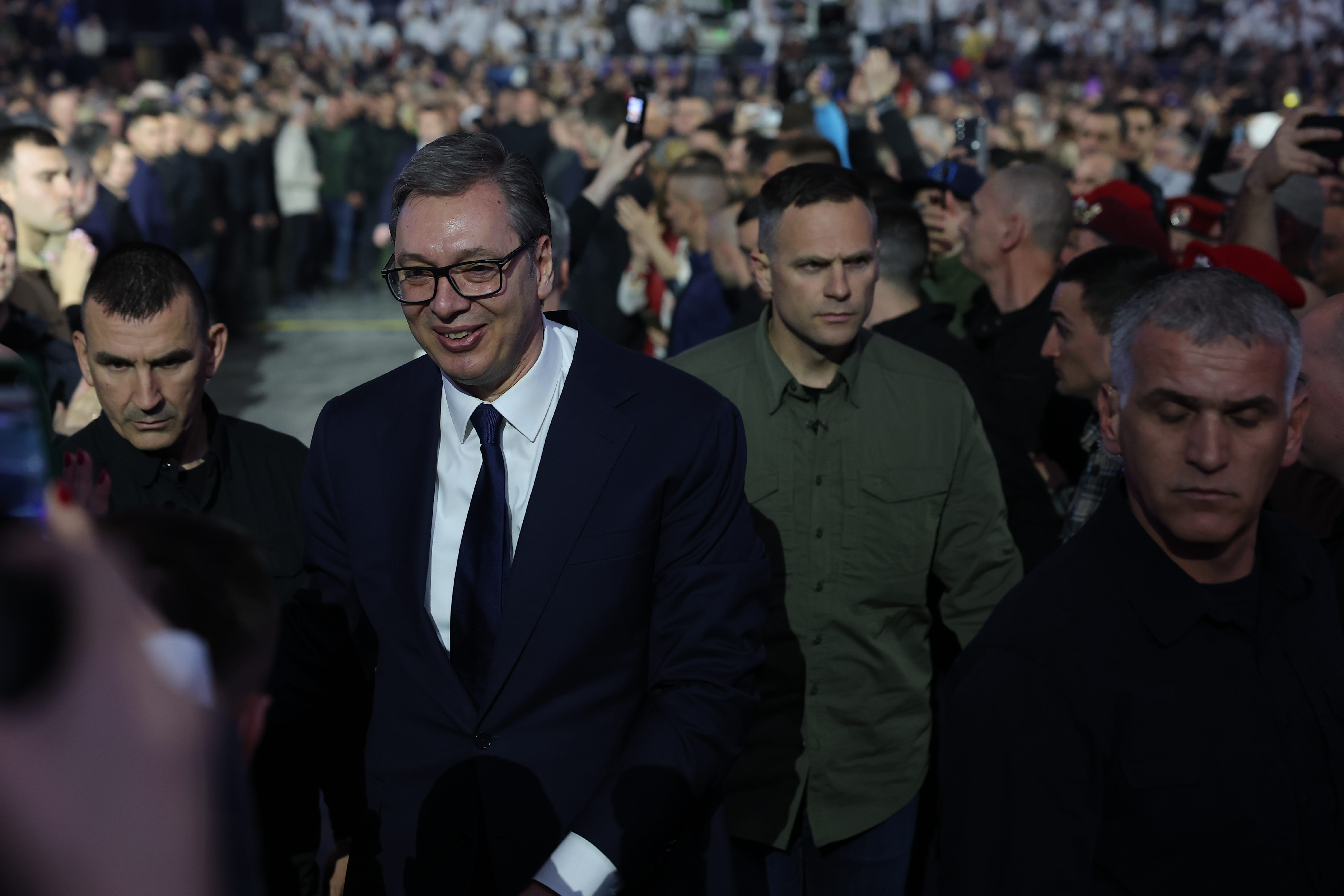 Beograd 21. mart 2026. Miting Srpske napredne stranke pod nazivom "Srbija - naša porodica" u Beogradskoj areni, SNS, Srpska napredna stranka, skup, pristalice, simpatizeri Foto:Goran Srdanov/Nova.rs