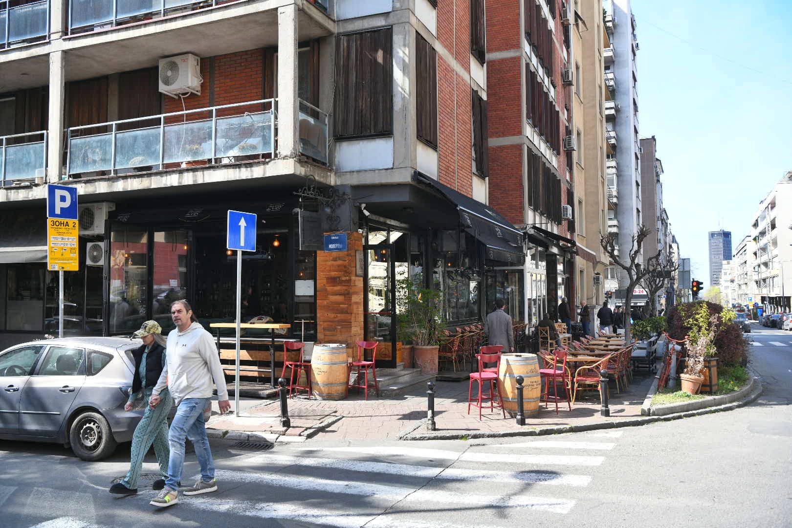 Beograd 23.03.2026. Bistro du Vin, Njegoševa 52, vračar, bačen molotovljev koktel, hronika Foto: Filip Krainčanić/Nova.rs