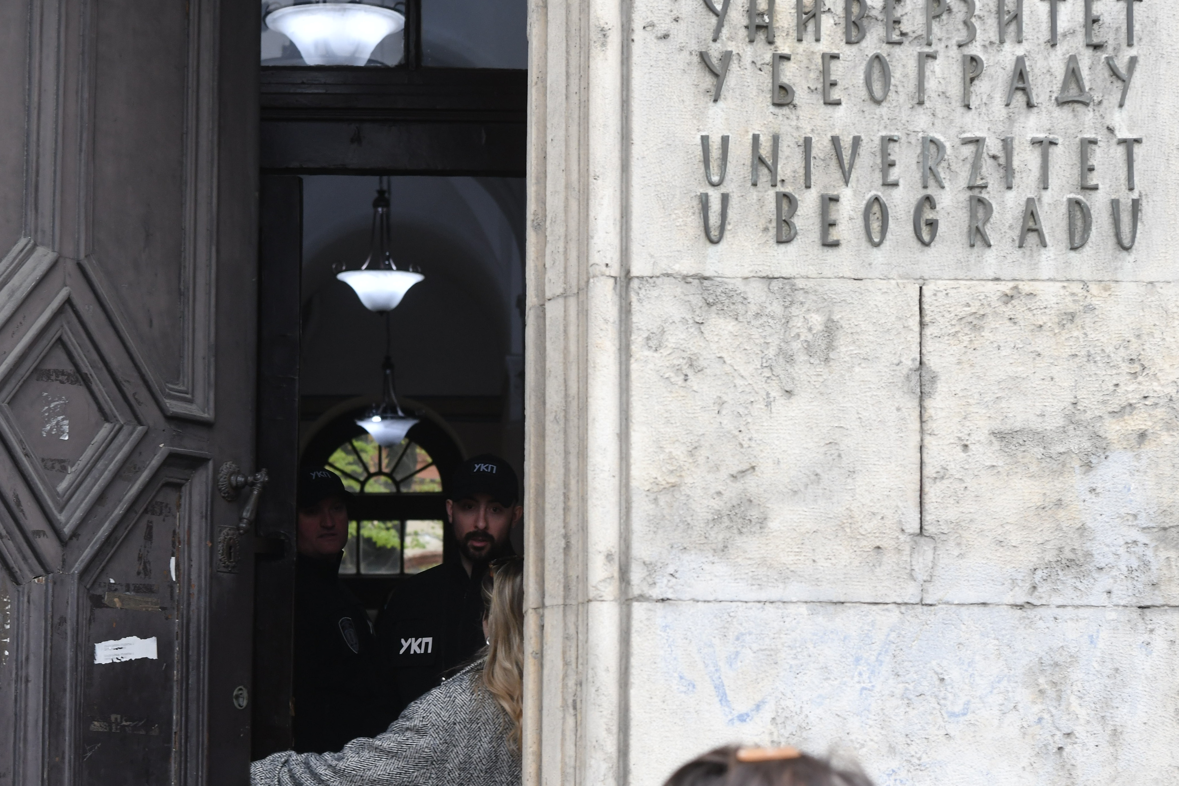 Beograd 31. mart 2026. Pripadnici Uprave kriminalisticke policije MUP RS usli su u prostorije Rektorata Univerziteta u Beogradu po nalogu Viseg javnog tuzilastva u Beogradu Foto:Goran Srdanov/Nova.rs