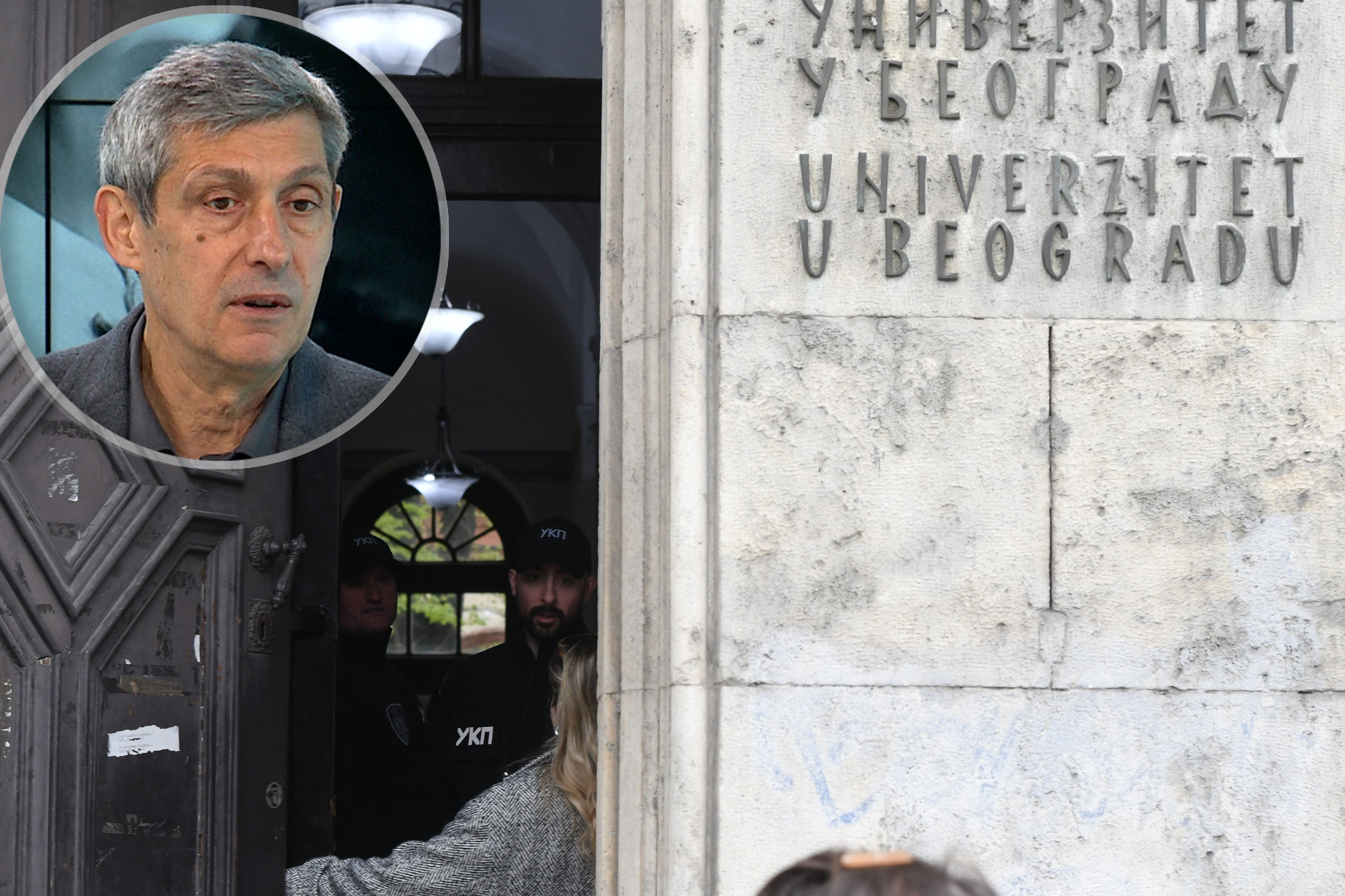 Beograd 31. mart 2026. Pripadnici Uprave kriminalisticke policije MUP RS usli su u prostorije Rektorata Univerziteta u Beogradu po nalogu Viseg javnog tuzilastva u Beogradu Foto:Goran Srdanov/Nova.rs