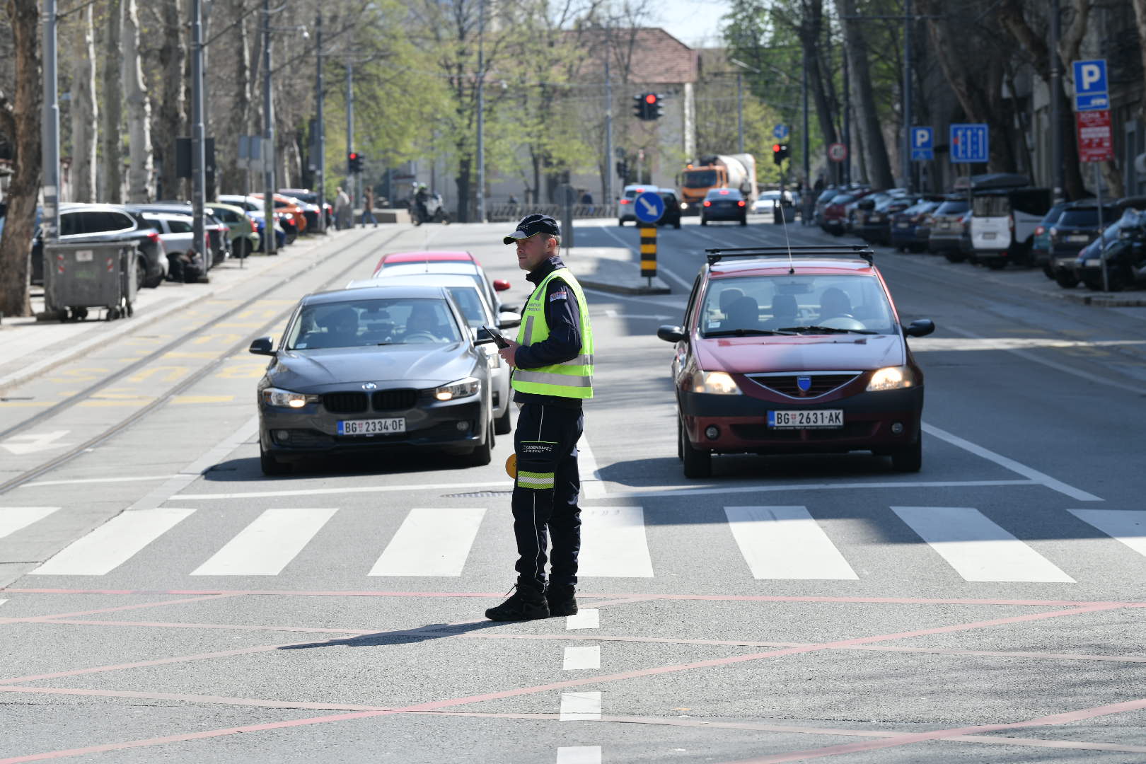 Beograd 04.04.2026. Protest Sloboda studentima, Dan sutdenata, šetnja do policijske uprave 29. novembar  Foto: Goran Srdanov/Nova.rs