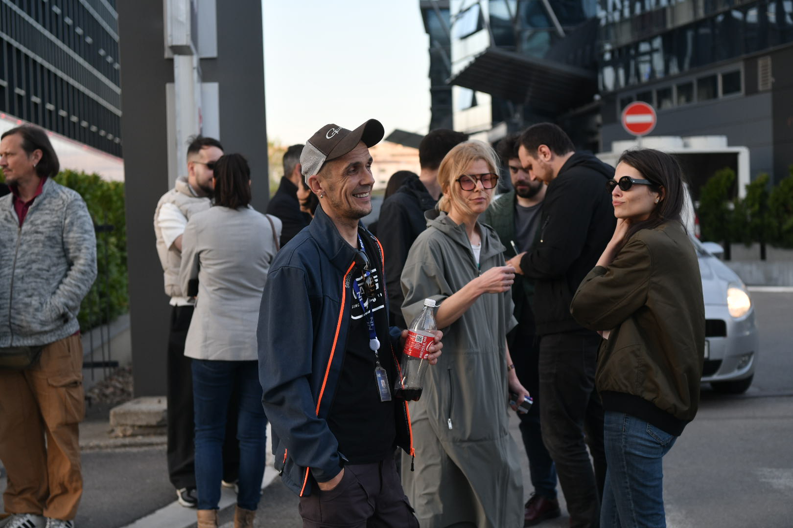 Beograd 06.04.2026. Spontano okupljanje, spontani protest zaposlenih na televiziji N1, zaposleni, televizija N1 Foto: Goran Srdanov/Nova.rs