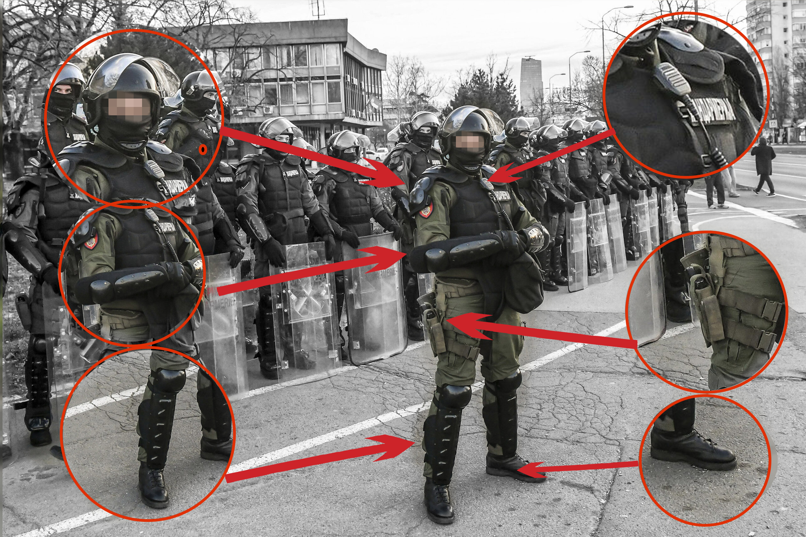 žandarmerija oprema sta sve ima i koliko košta