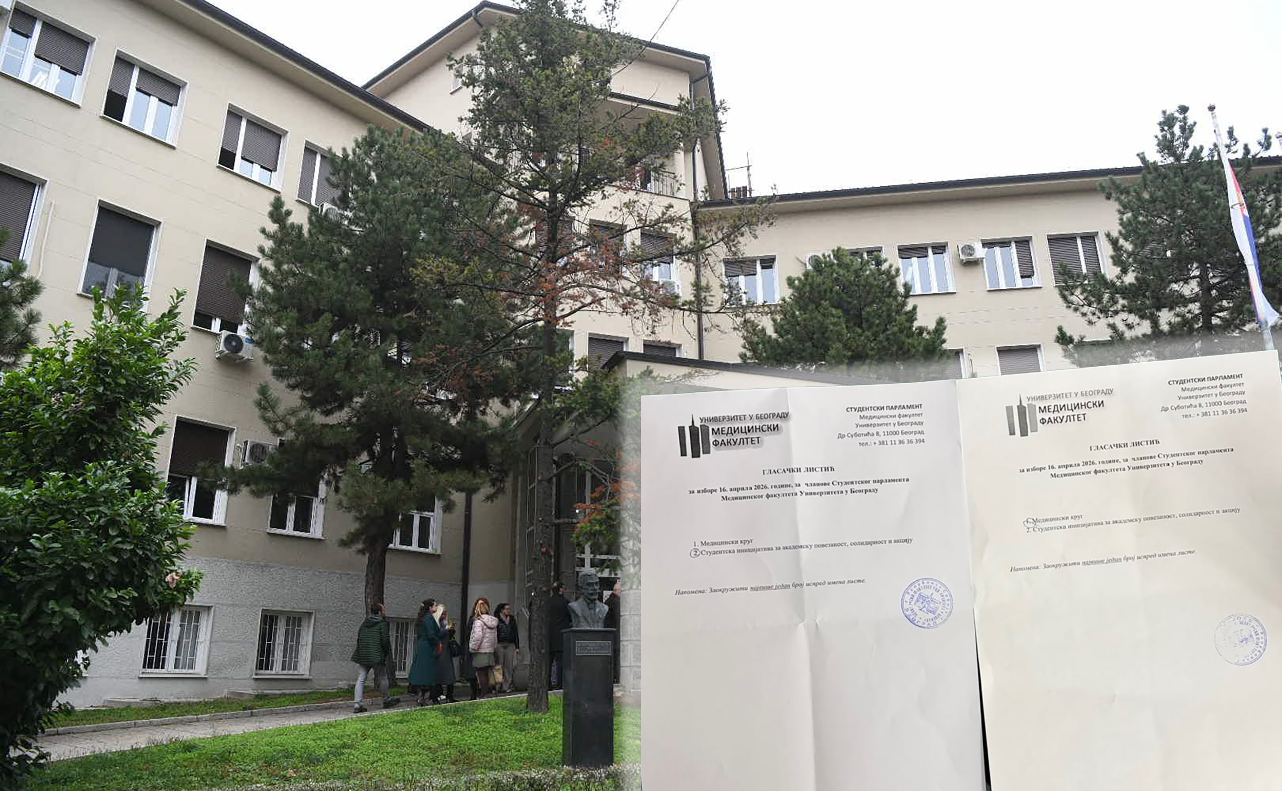 Beograd 26.11.2025. Medicinski fakultet u Beogradu, zgrada Foto: Filip Krainčanić/Nova.rs
