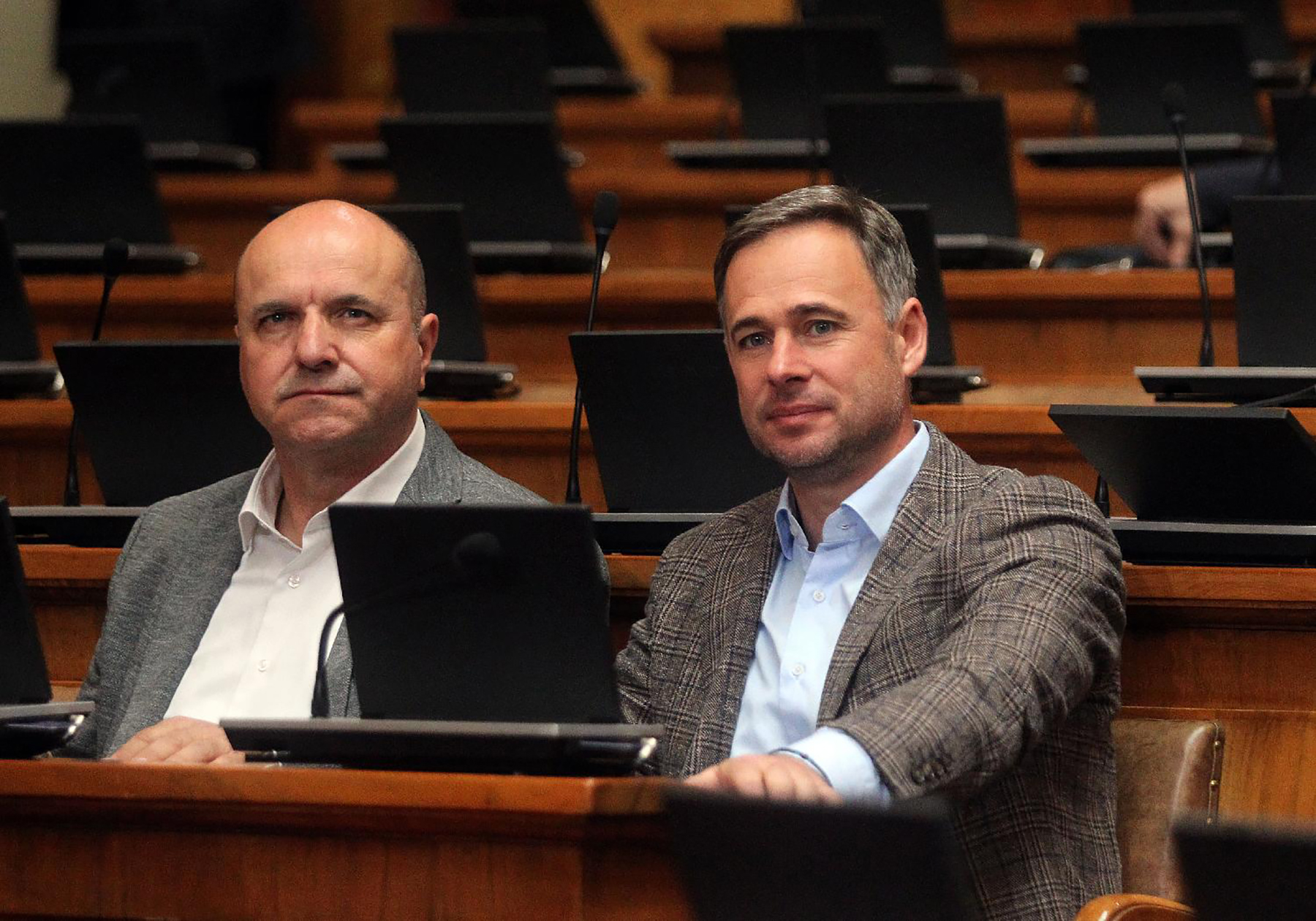 Mesto: BeogradDatum: Thu Apr 23 12:37:19 CEST 2026Dogadjaj: POLITIKA - glasanje o svim tačkama dnevnog reda druge sednice prolećnog zasedanja Skupštine SrbijeFotoreporter: Aleksandar BardaLičnosti: Miroslav AleksićIzvor: FoNet
