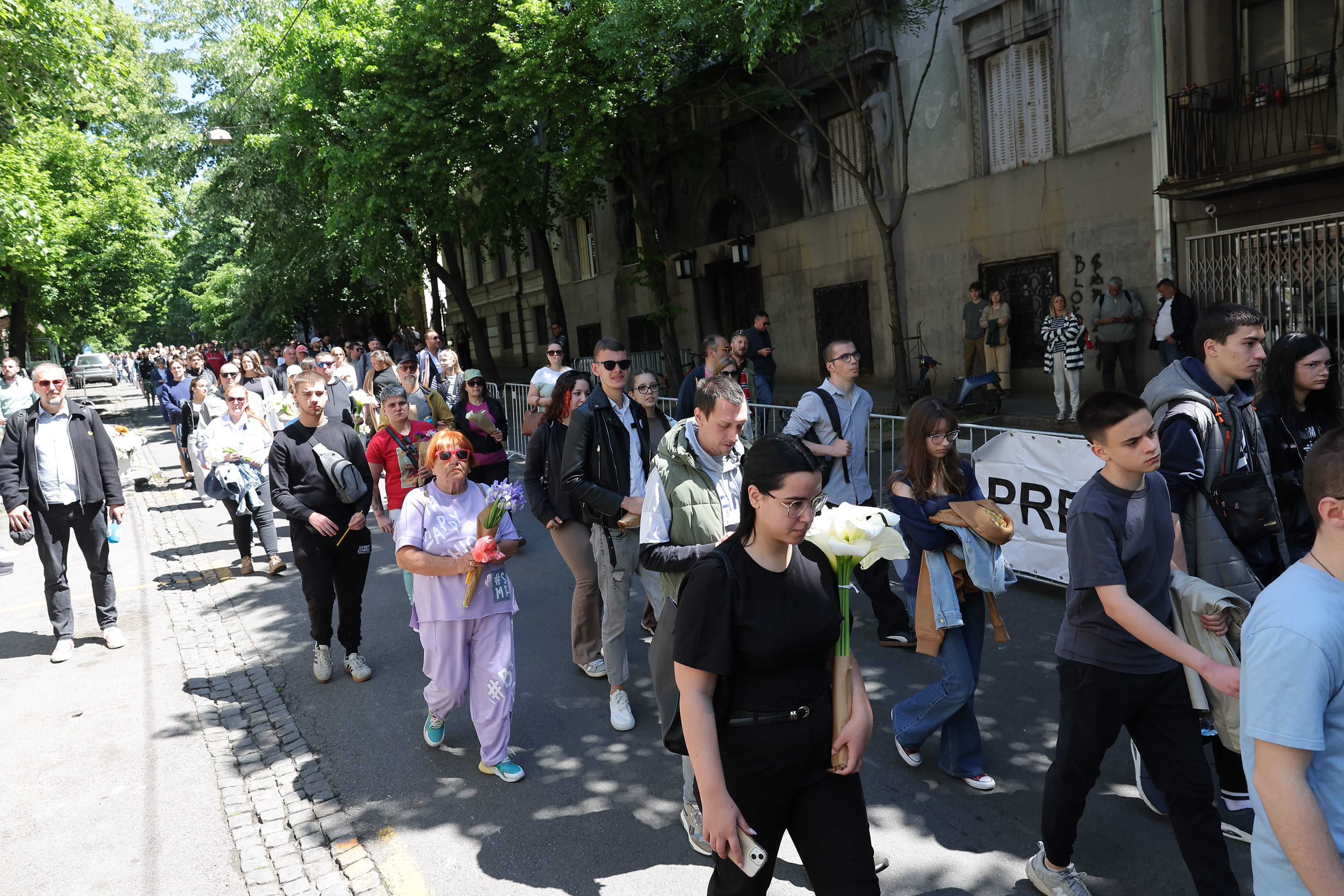 Studenti u blokadi ispred Pravnog fakulteta 030526 Foto Goran Srdanov (30).jpg