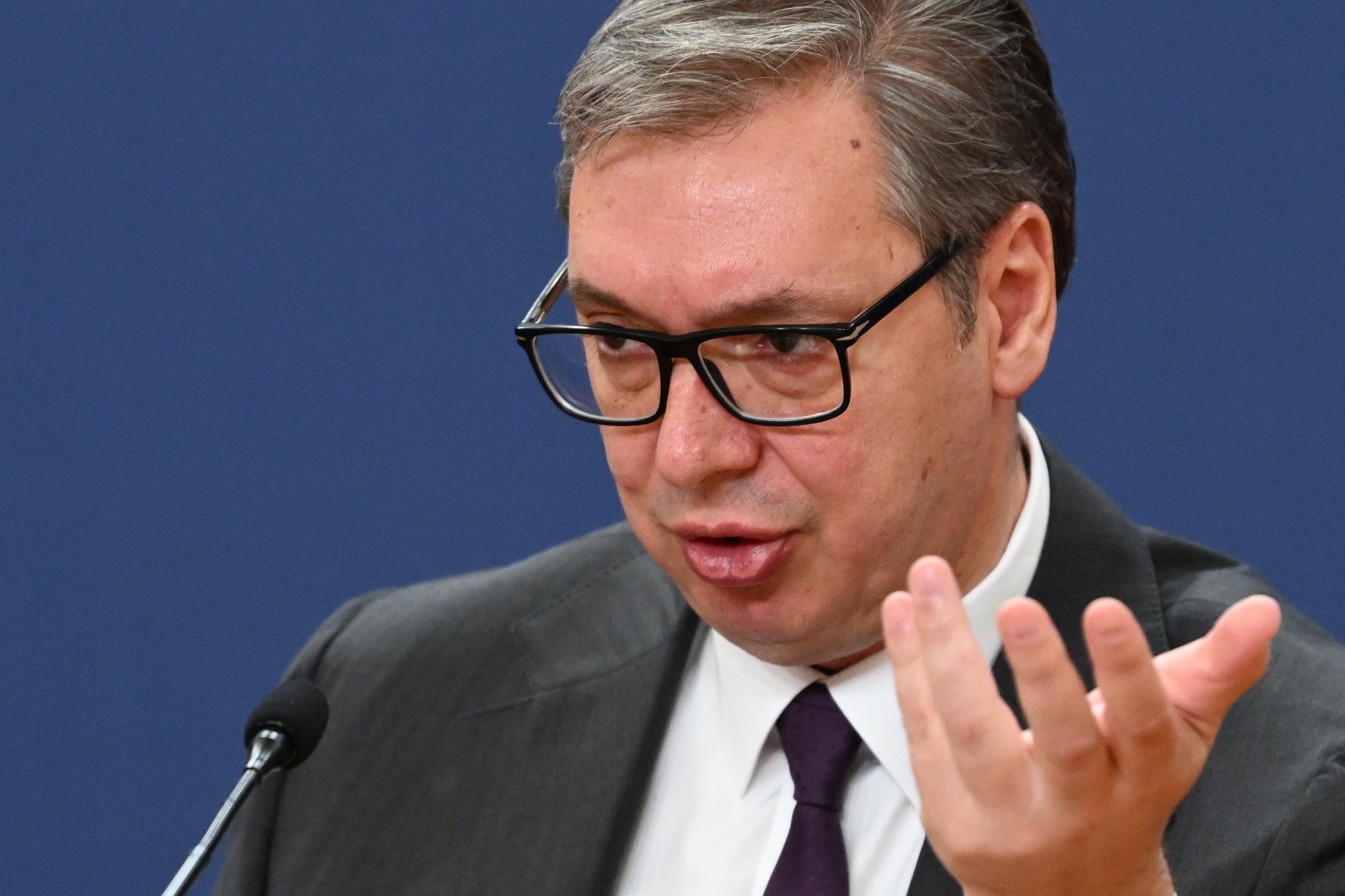 Beograd 16.05.2026. Aleksandar Vučić. Obraćanje Aleksandra Vučića i Dragana Vasiljevića u Palati Srbija, konferencija za novinare, kzš, kzn Foto: Marko Ljutica
