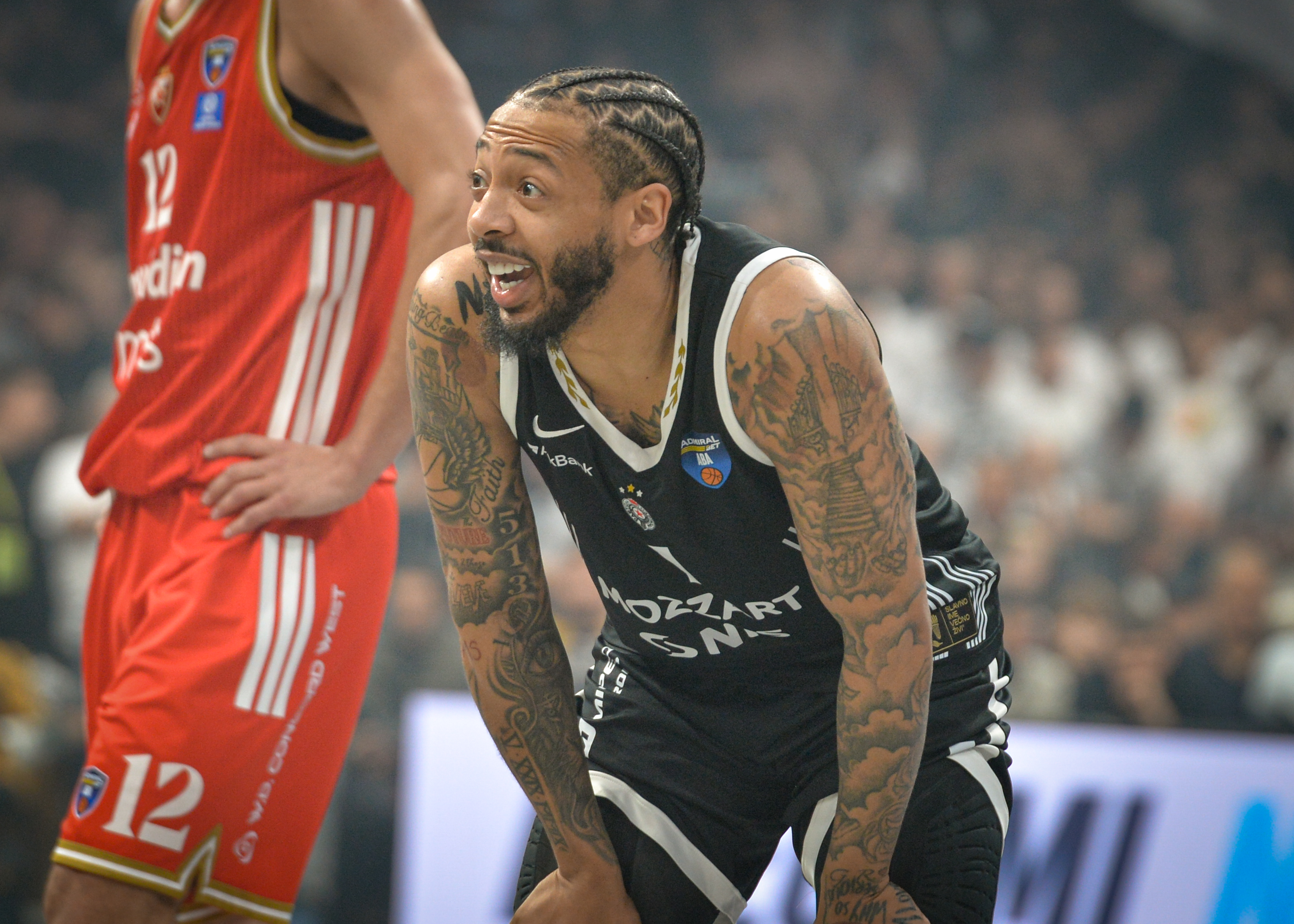 Beograd 18.05.2026. Košarka, Crvena zvzda, Partizan, prva utakmica polufinalne serije plej ofa ABA lige, Beogradska arena Foto: Janko Anđelić