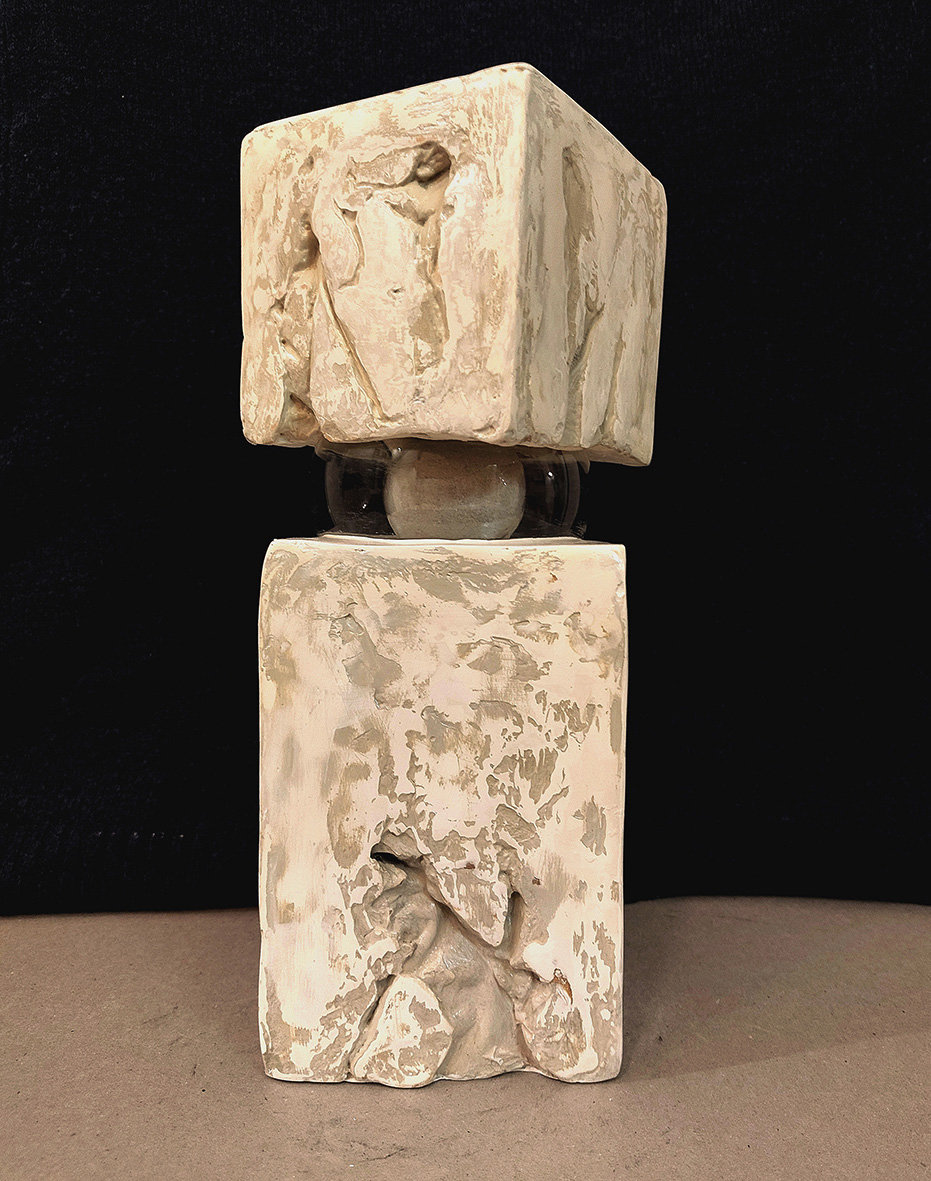 Prapočetak VIII - kombinovana tehnika, 30,5 x 11,5 x 11,5 cm 2025.jpg