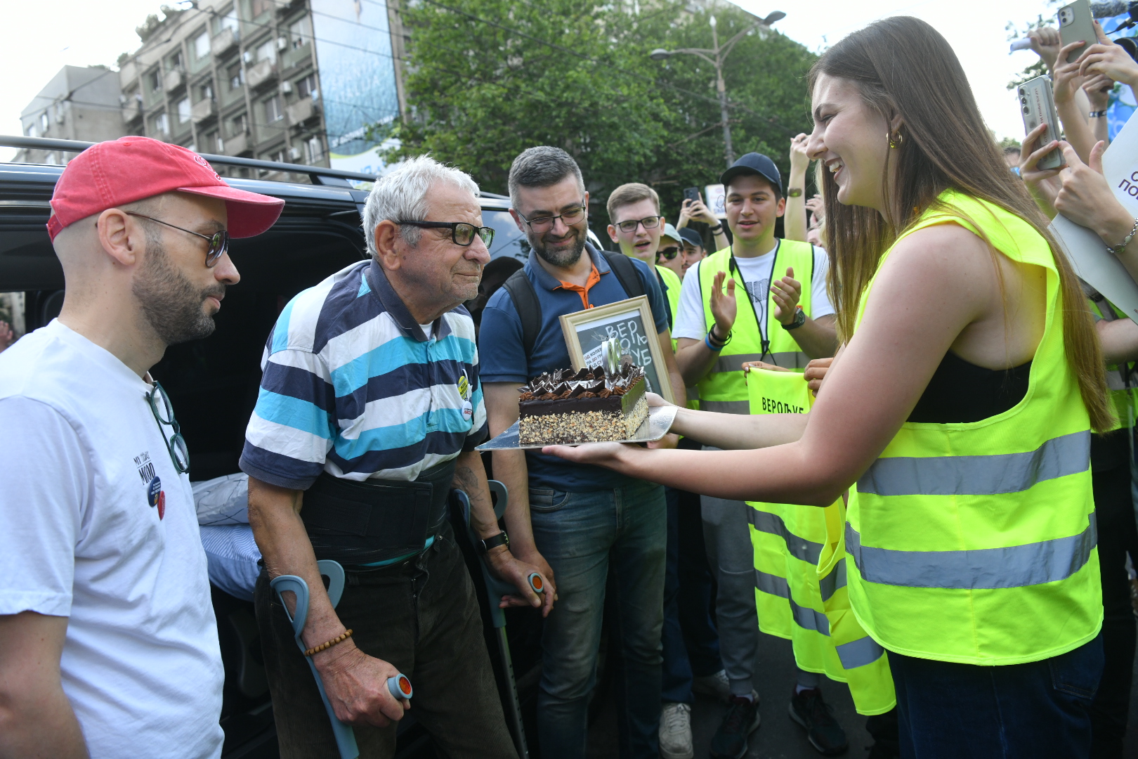 Beograd 23. maj 2026. Protest Ti i ja, Slavija, jer studenti pobeđuju Pravni fakultet  Foto Vladislav Mitić Nova.rs