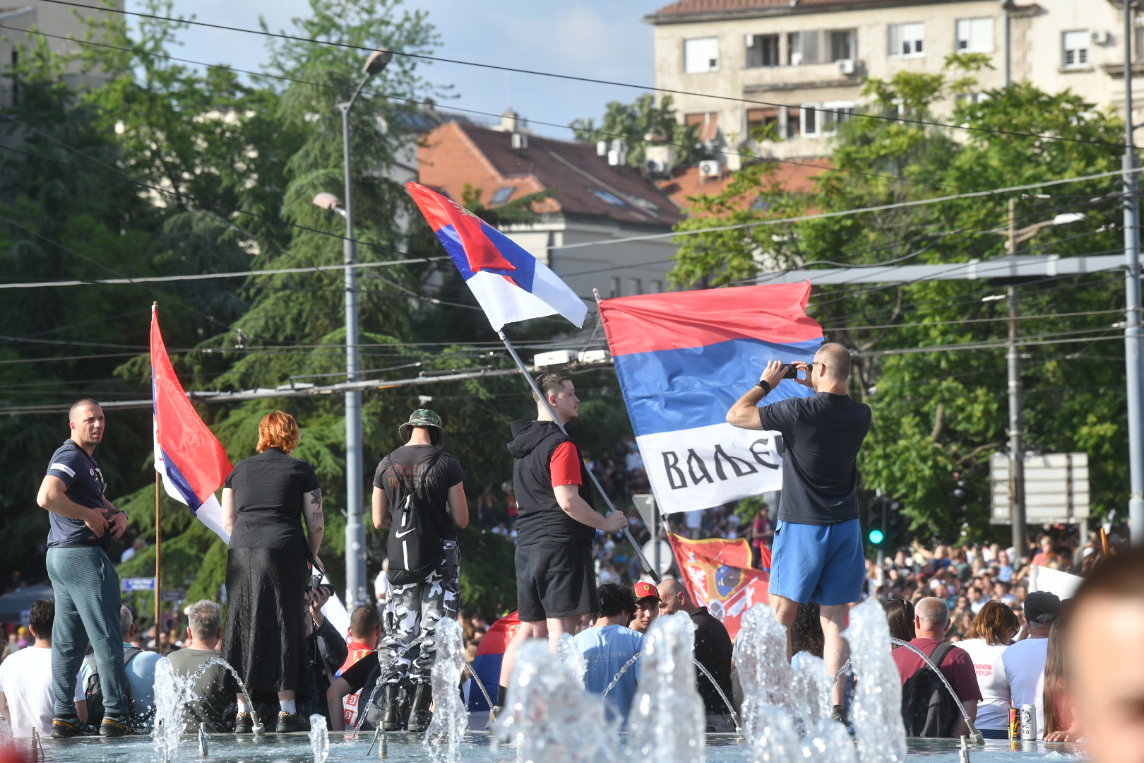 Beograd 23. maj 2026. Protest Ti i ja, Slavija, jer studenti pobeđuju Pravni fakultet  Foto Vladislav Mitić Nova.rs