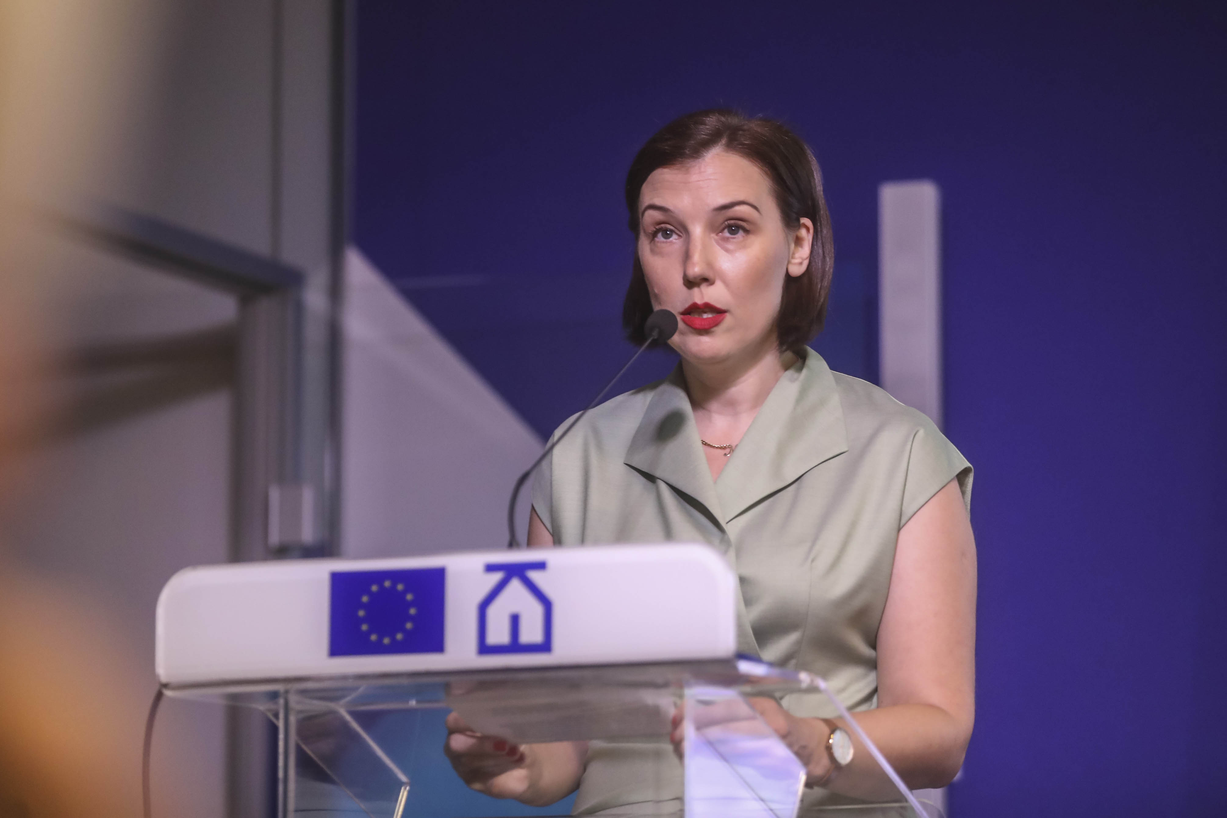 Beograd 03.07.2026. Milena Berić. Konferencija za novinare povodom 18. književnog festivala Krokodil održana je u Evropskoj kući. Krokodil, pres konferencija, kzš, kzn Foto: Goran Srdanov/Nova.rs
