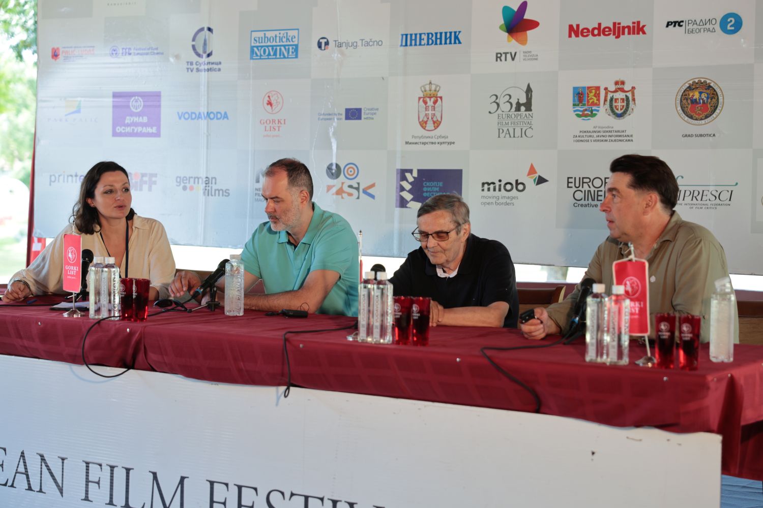 Festivalski tim - Ilija Tatić, Radoslav Zelenović, Miroslav Mogorović, foto Damir Vujković.JPG