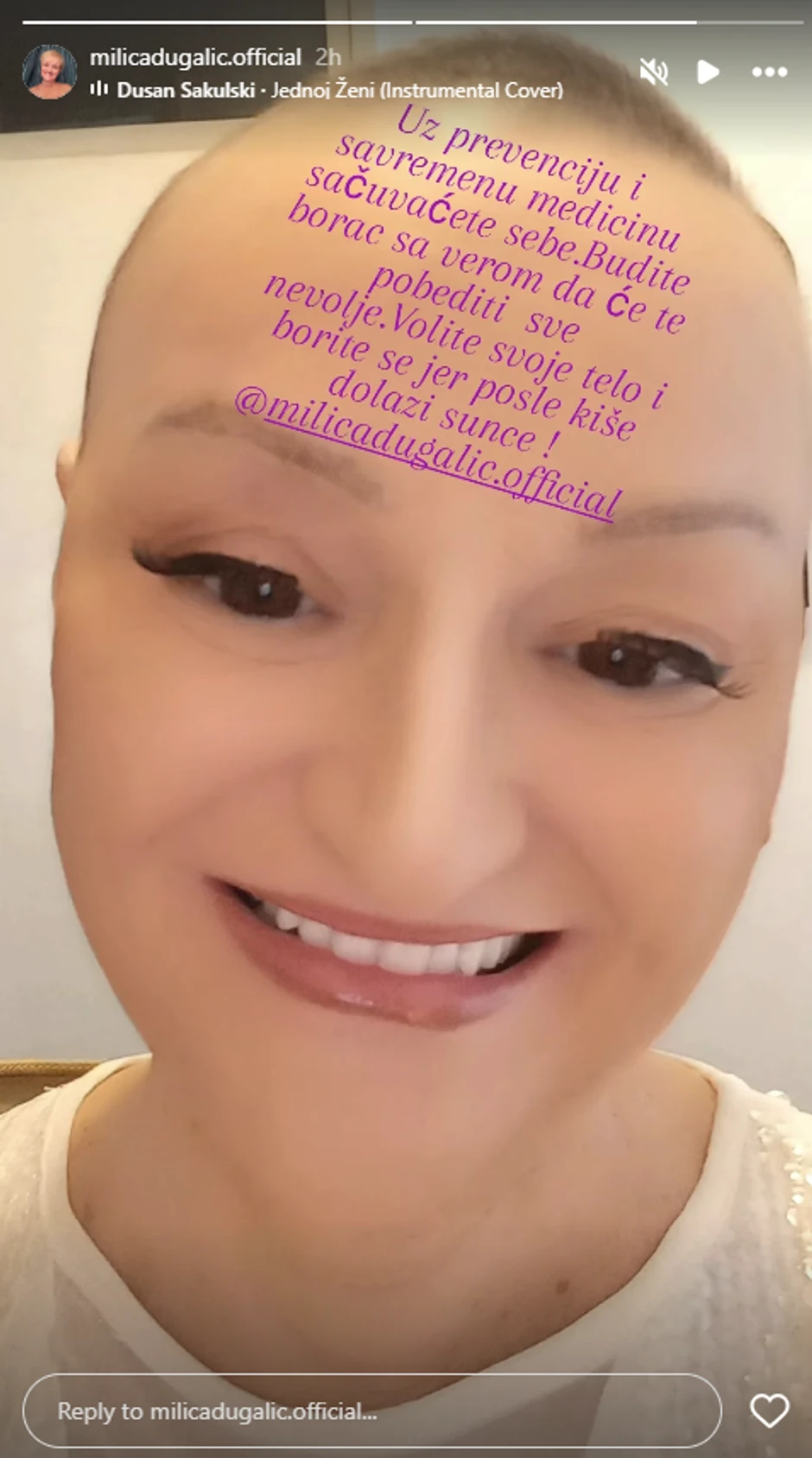 Foto: Printskrin Instagram milicadugalic.official / Milica Dugalić