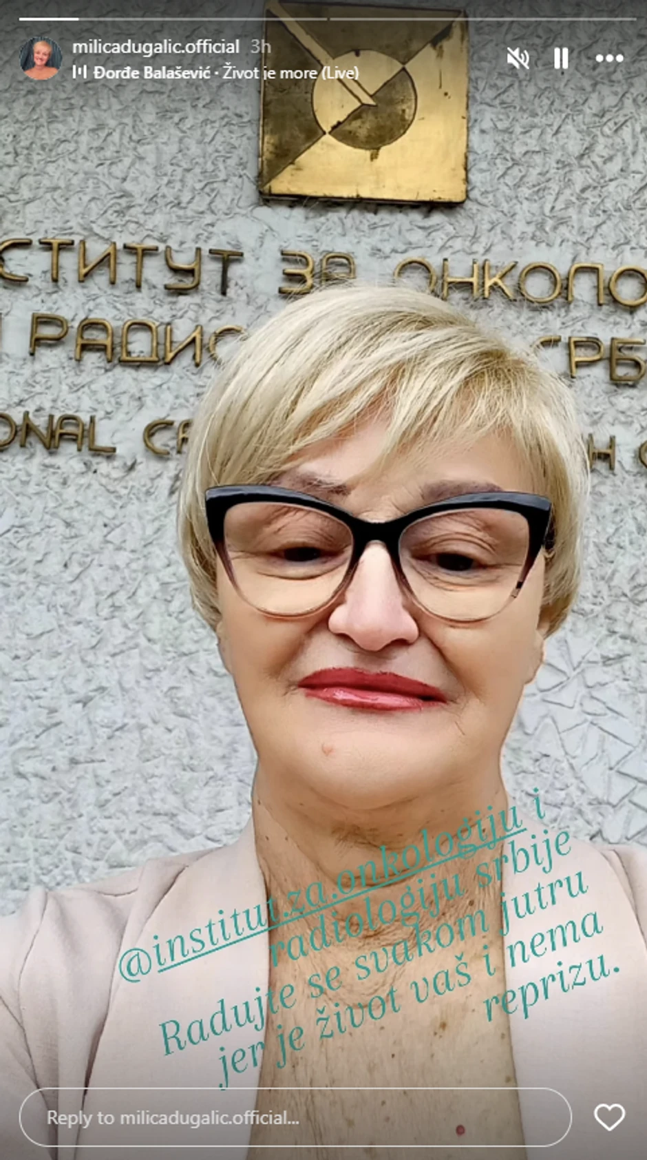 Foto: Printskrin Instagram milicadugalic.official / Milica Dugalić