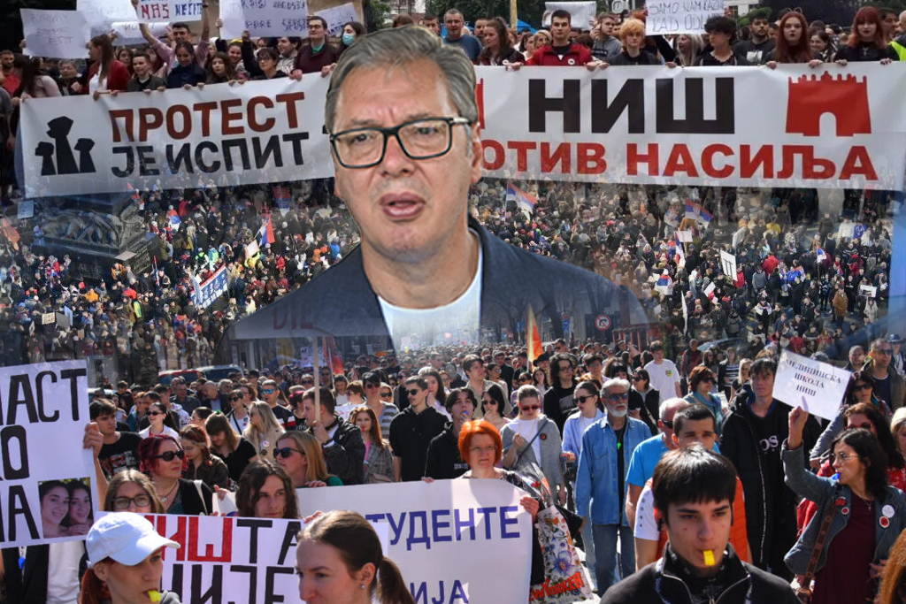 vučić niš studenti protest
