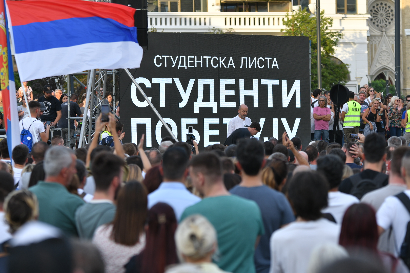 Novi Sad 10.09.2026. Radomir Saičić. Studentska kampanja, studentski miting, početak studentske predizborne kampanje Foto: Nenad Mihajlović/Nova.rs BEZ POTPISA
