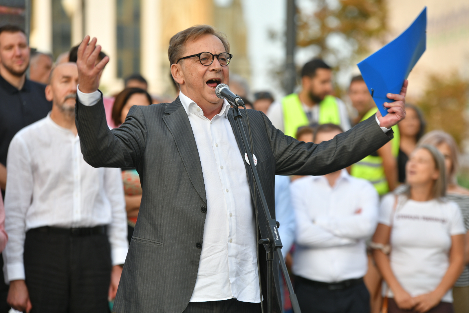 Novi Sad 10.09.2026. Tihomir Stanić. Studentska kampanja, studentski miting, početak studentske predizborne kampanje Foto: Nenad Mihajlović/Nova.rs BEZ POTPISA