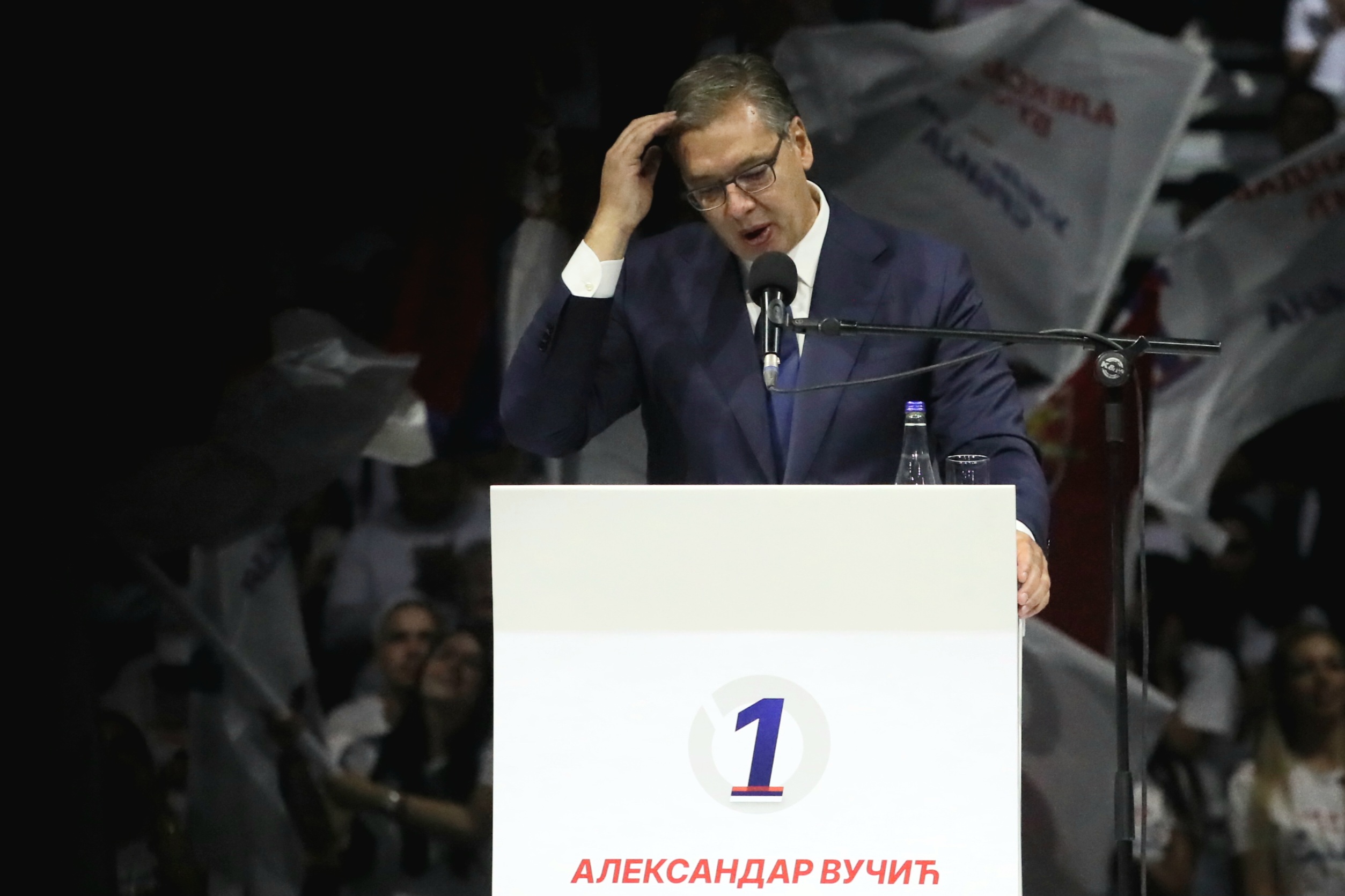 SNS miting, Arena, skup, Ujedinjena Srbija, Aleksandar Vučić (8).JPG