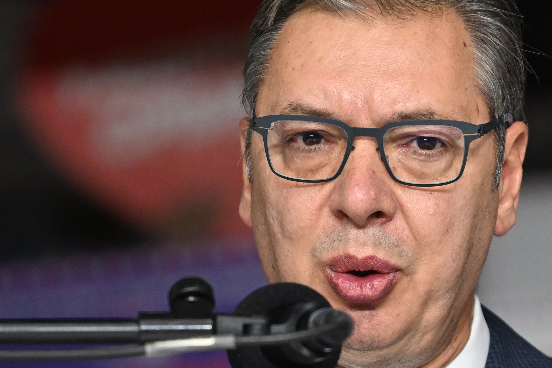 Čačak 19. oktobar 2026. Predizborni skup liste Ujedinjena Srbija Aleksandar Vučić SNS Srpska napredna stranka u Čačku, pristalice simpatizeri Foto Marko Ljutica