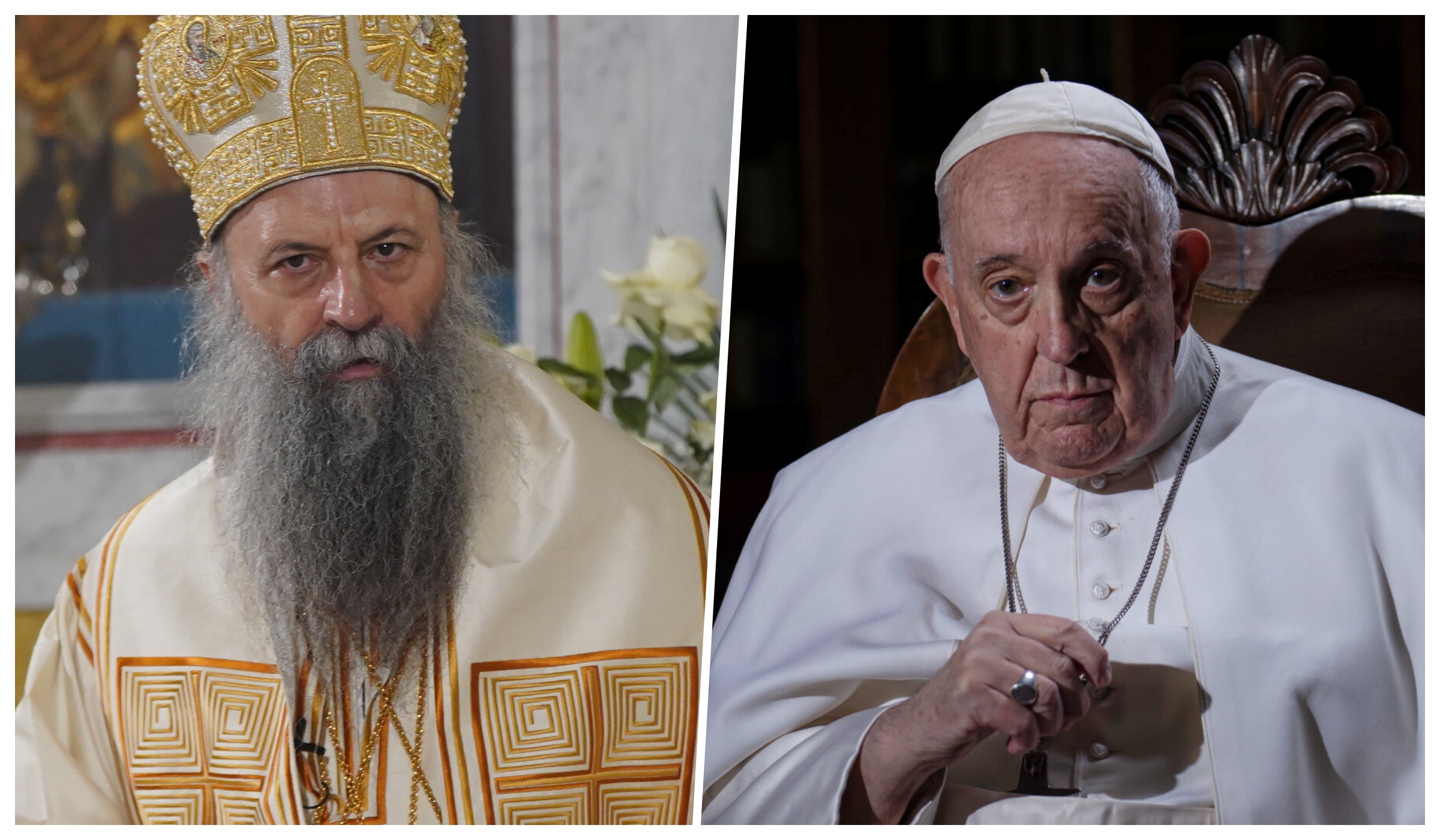 patrijarh Porfirije i papa Franja kombo