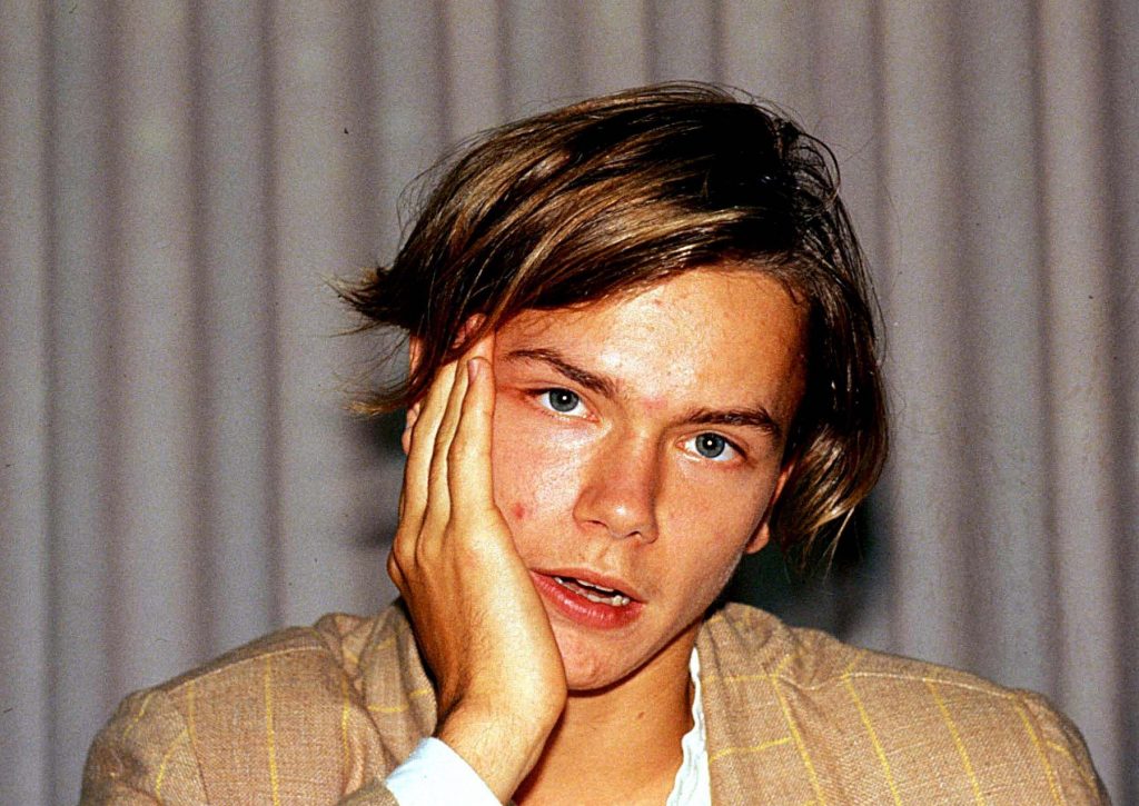 RIVER PHOENIX.  1988. Credit: 3337842/Capital Picures
©/Capital Pictures,Image: 426556859, License: Rights-managed, Restrictions: Not for sale in: USA, Brazil, Mexico, Model Release: no, Credit line: GP/MPI / Capital pictures / Profimedia