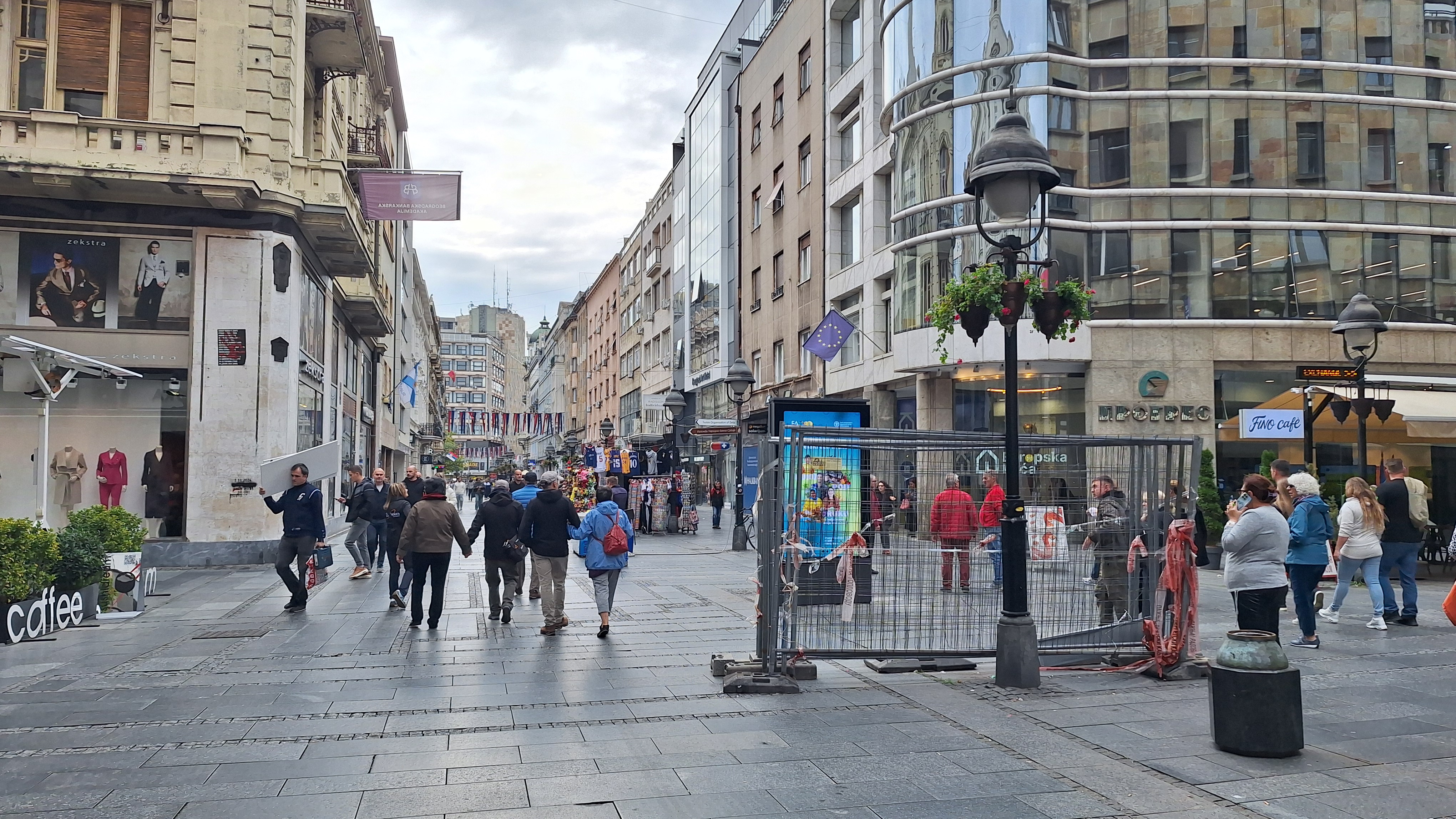 Beograd 09.10.2025. Knez Mihailova, Đubre, Smeće