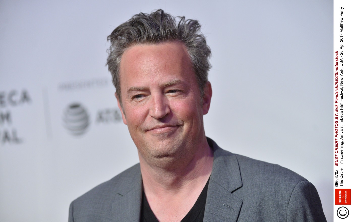Matthew Perry
'The Circle' film screening, Arrivals, Tribeca Film Festival, New York, USA - 26 Apr 2017,Image: 330326546, License: Rights-managed, Restrictions: , Model Release: no, Credit line: