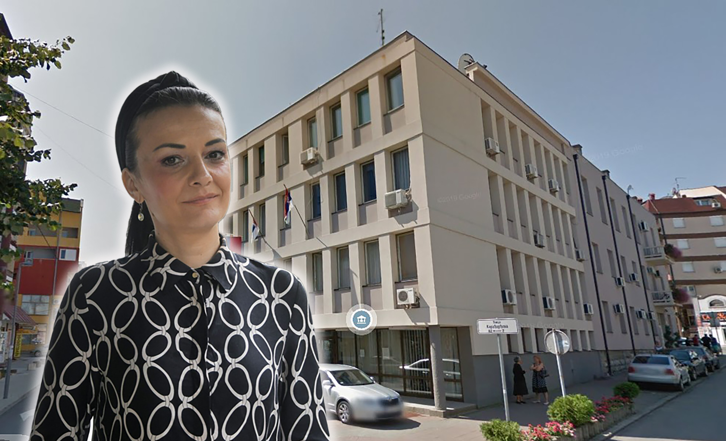 za naslovnu kombo jelena mirković loznica direktor škole da se nalepi na sliku zgrada-opština loznica