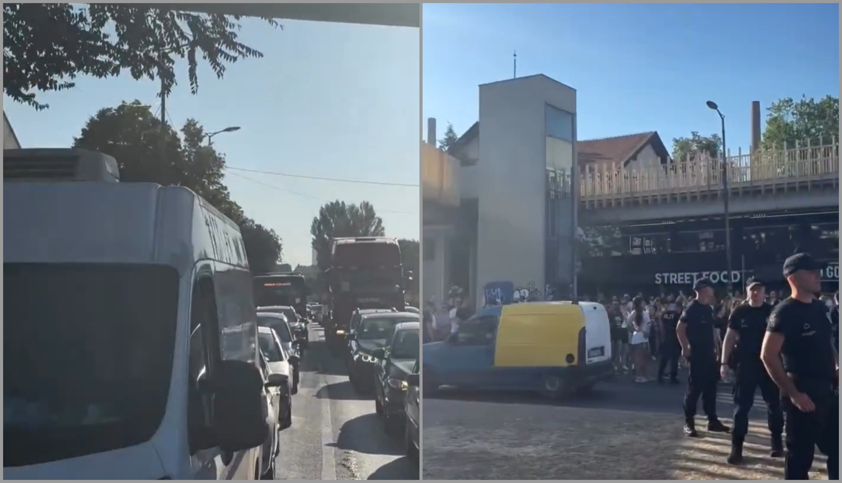 Vozila stoje u znak protesta