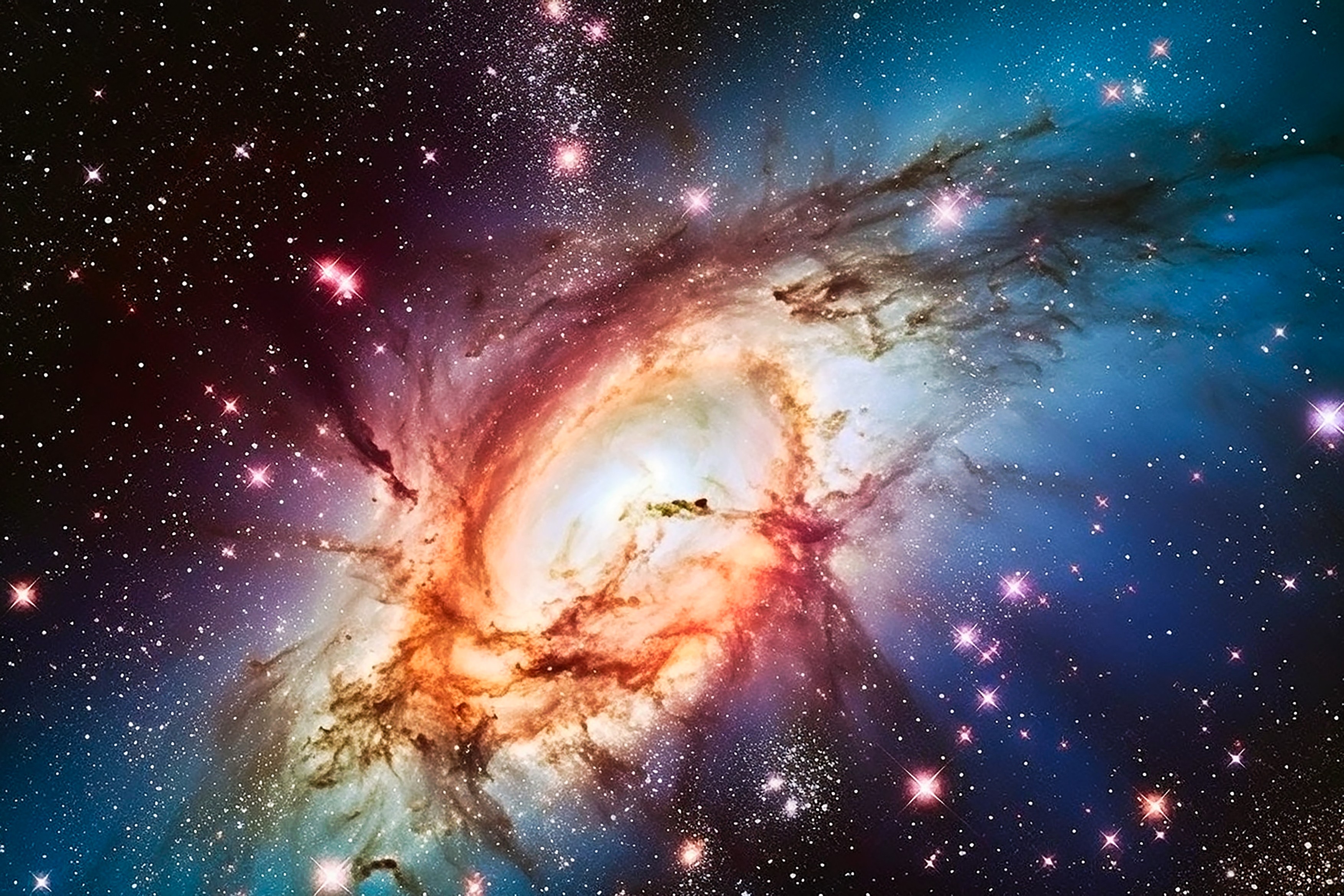 Images of distant galaxies taken with a telescope suspended in earth orbit. AI generativ.,Image: 787640791, License: Royalty-free, Restrictions: , Model Release: no, Credit line: Dzinnik Darius / Panthermedia / Profimedia