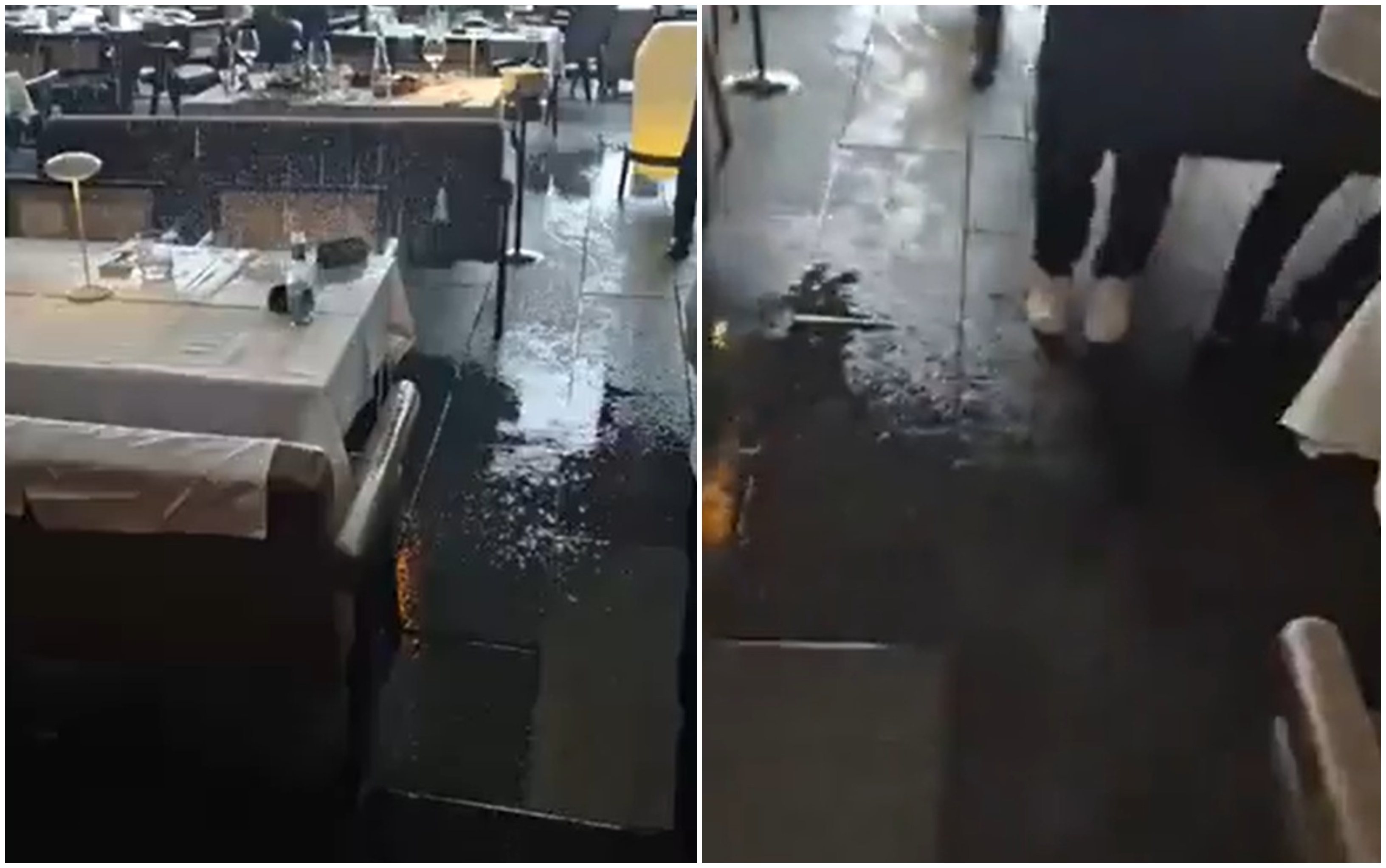 Poplava u restoranu u Beogradu na vodi