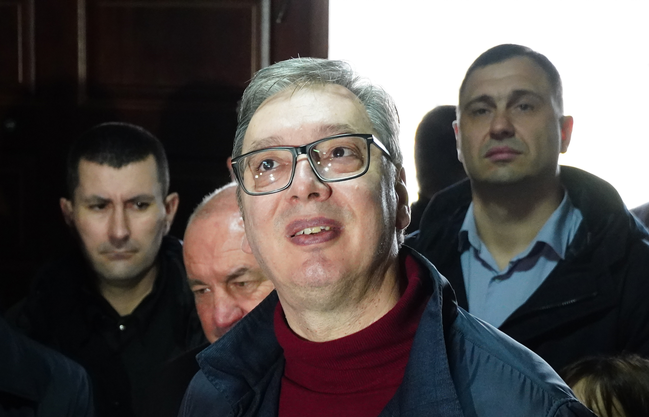 The President of the Republic of Serbia, Aleksandar Vucic, as part of his visit to the Zajecar and Bor districts, came to the village of Kostol near Kladovo to tour the "Gamanovic" winery.Predsednik Republike Srbije Aleksandar Vucic je okviru posete Zaj