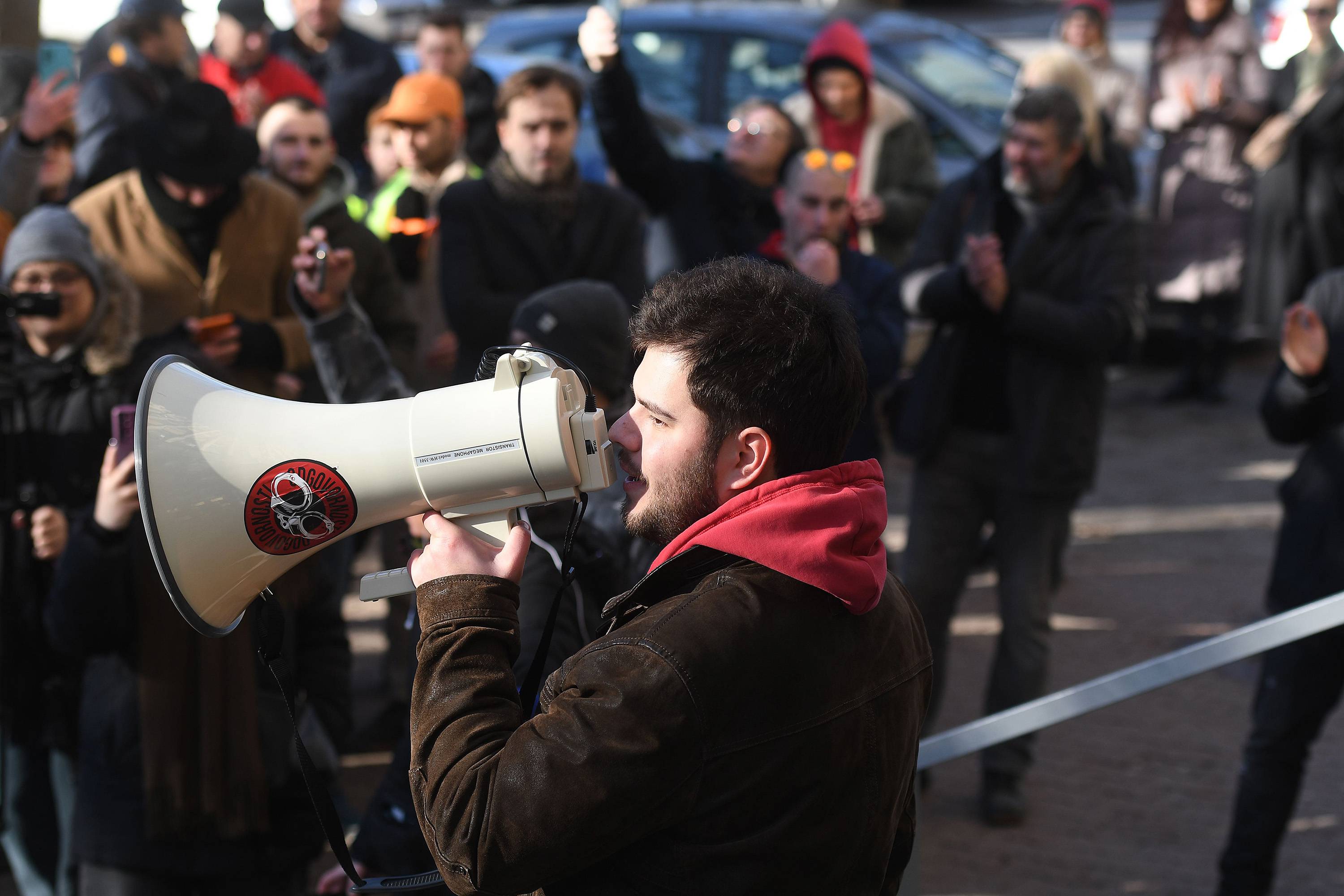 PROTEST ISPRED SUDA U NOVOM SADU