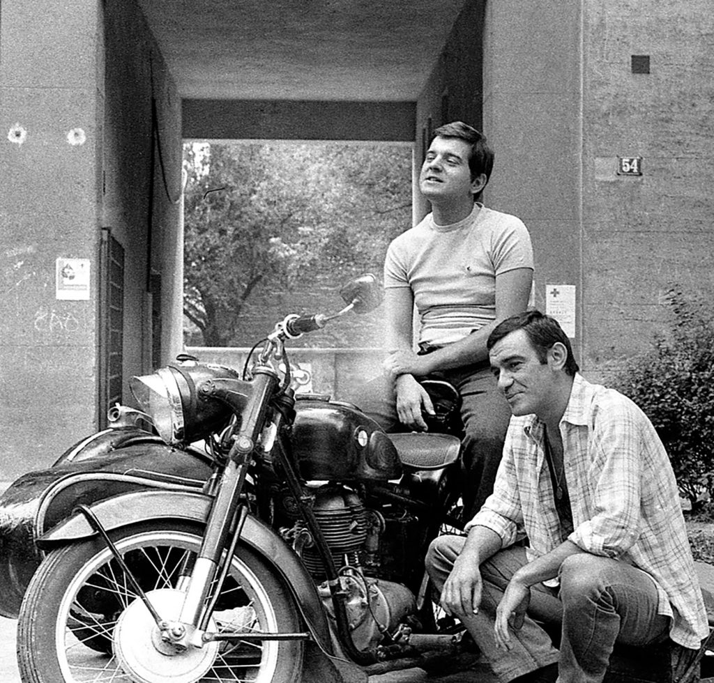 Serija Grlom u jagode reditelja Srdjana Karanovica, 40 godina od snimanja i emitovanja serije, Branko Cvejic i Josif Tatic FOTO  iz Programskog arhiva RTS